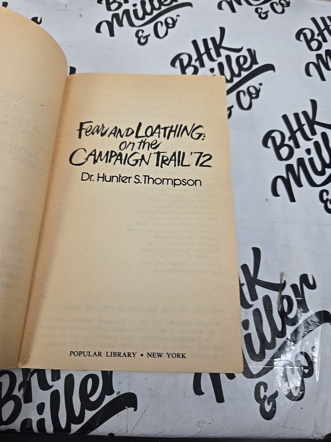 Fear and Loathing: On the Campaign Trail &rsquo;72 – Hunter S. Thompson pb