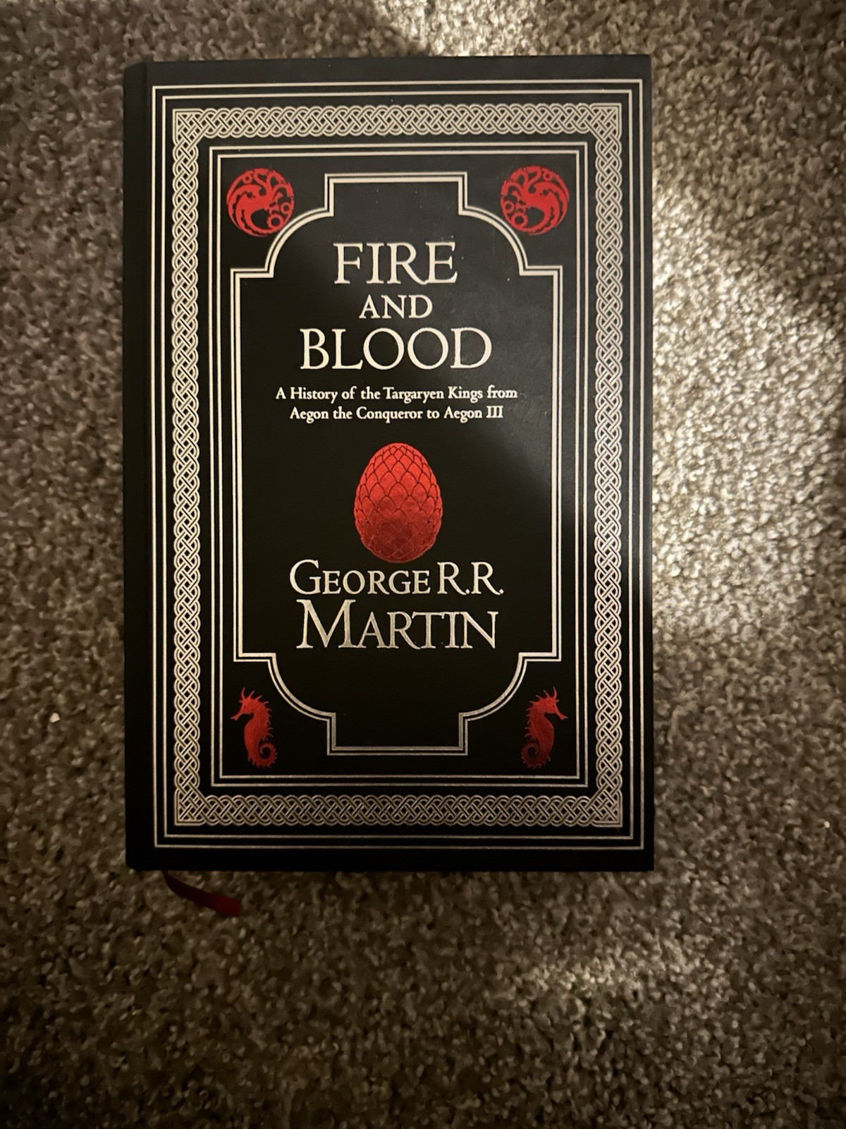 George R.R. Martin A Song of Ice and Fire FIRE and Blood HARPER COLLINS edition