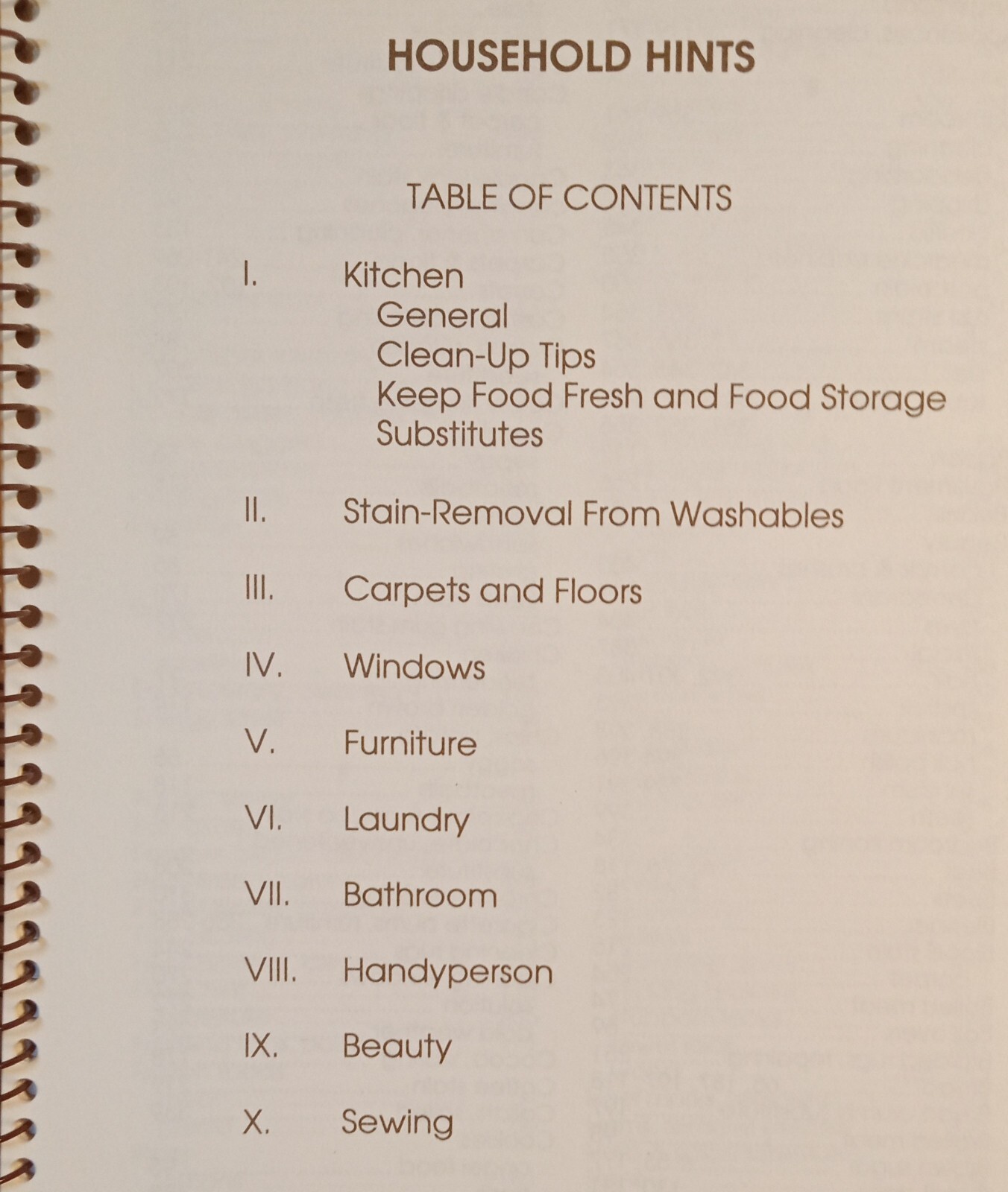 Cookbook « The McNair&rsquo;s Relative & Friends » 76 Pages + Household Tips