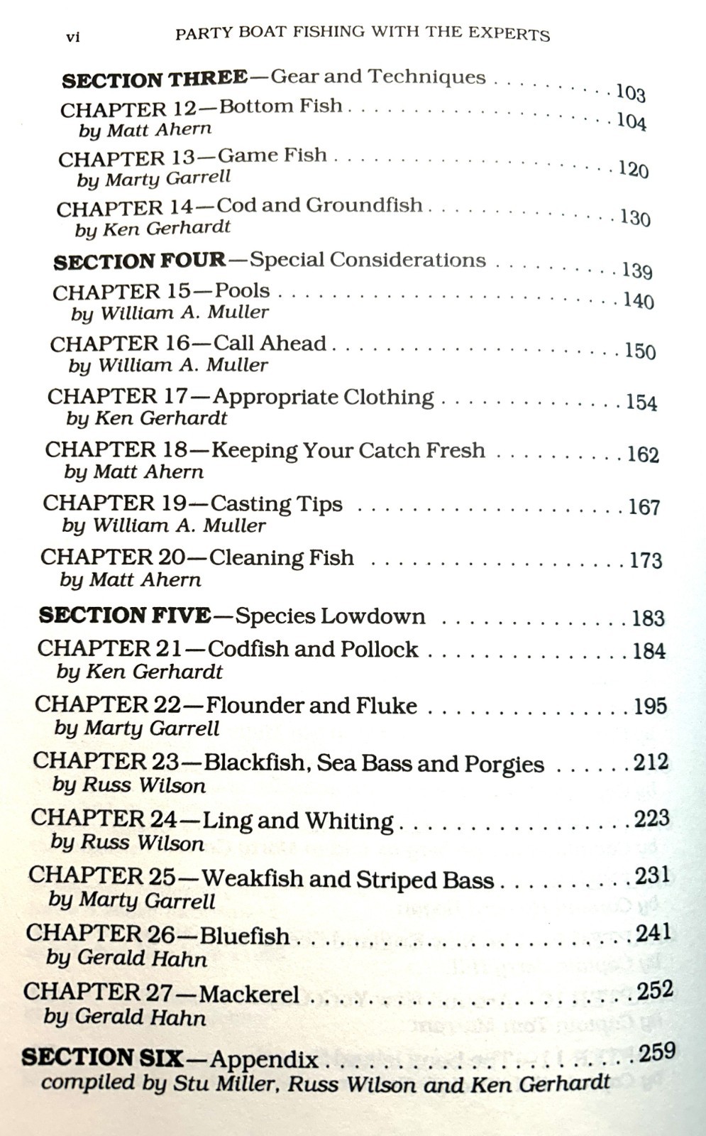1994 HC BOOK w/DJ « PARTY BOAT FISHING WITH THE EXPERTS » Reina/Muller Water Sport