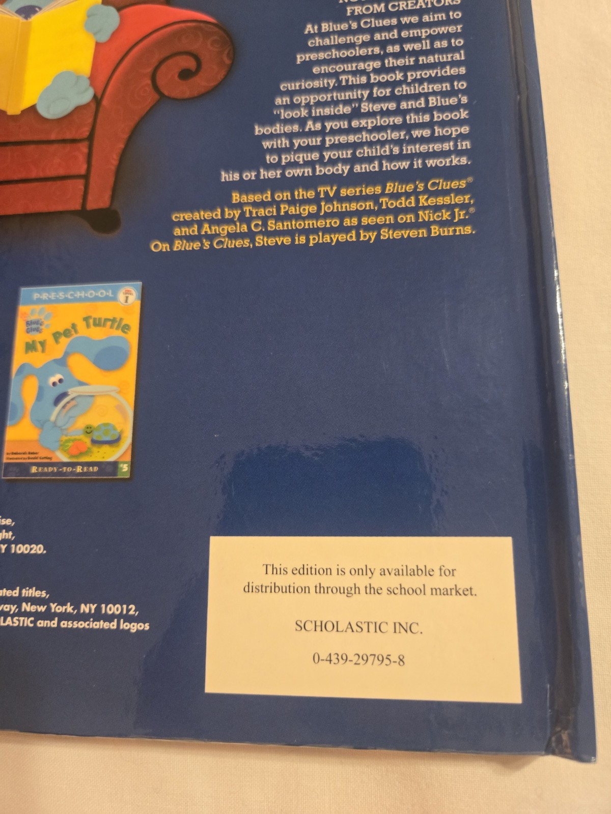Vintage Blue&rsquo;s Clues Book Bundle – New « Amazing Body » & VGUC « Skidoo to Planets »