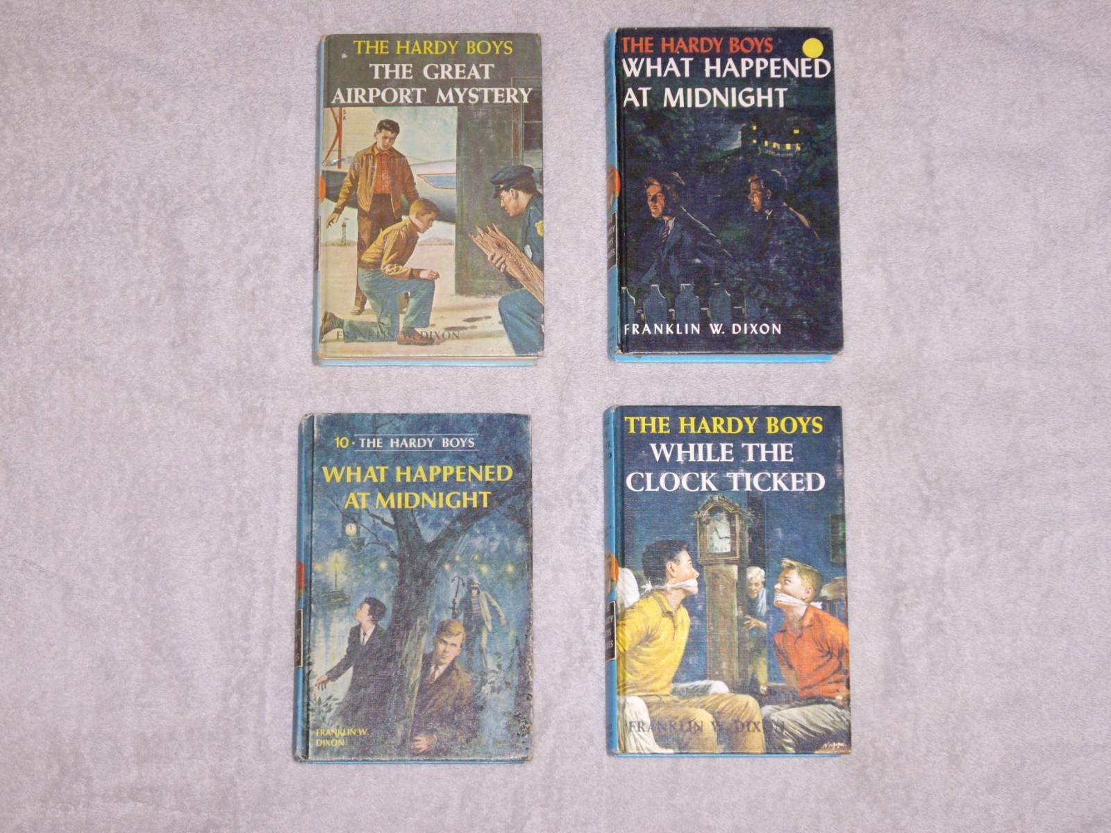Vintage Hardcover Hardy Boys Books Blue Matte PC HC 1960&rsquo;s – 1970&rsquo;s Editions