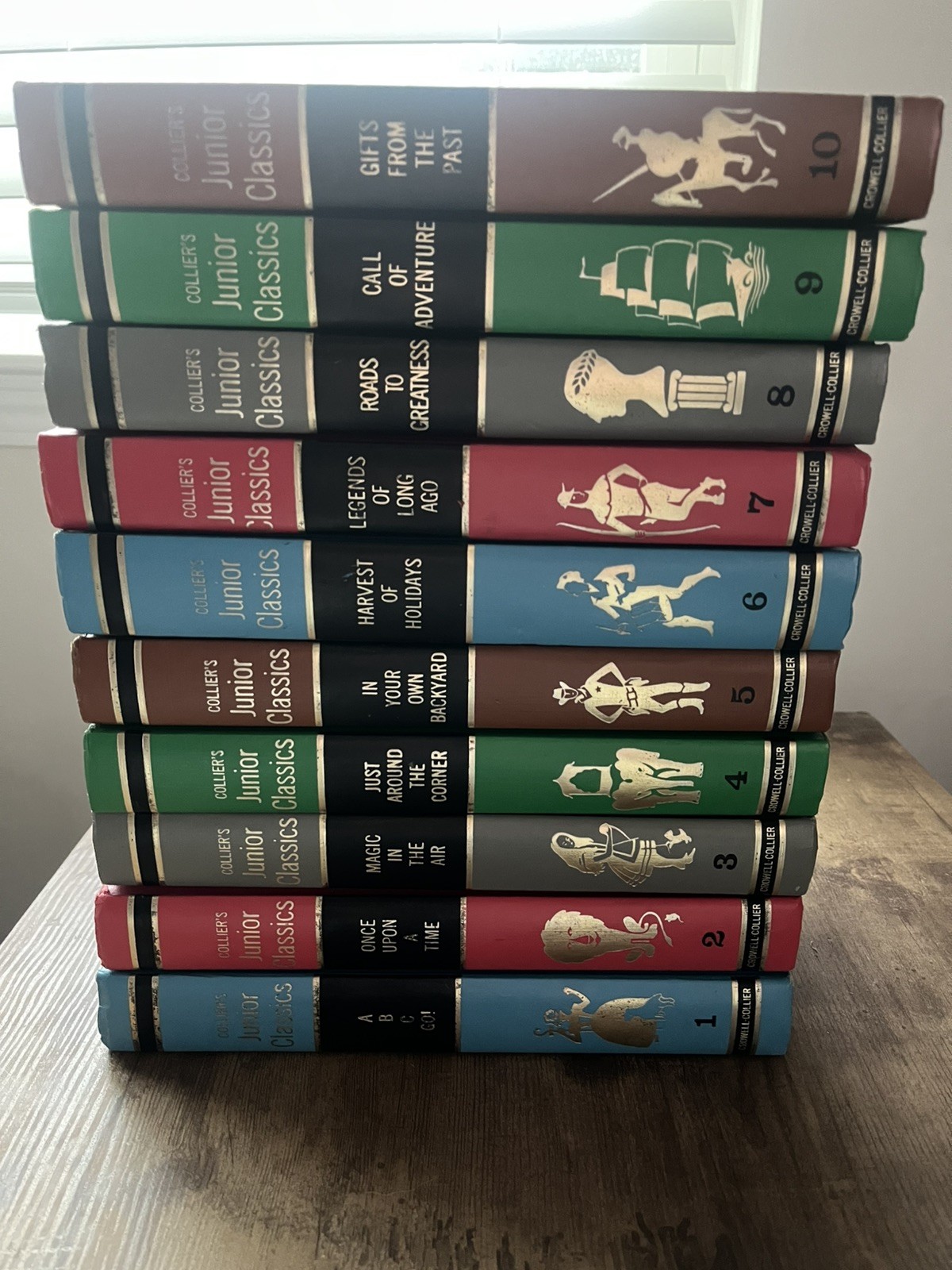 Collier&rsquo;s Junior Classics (10 Volume Set) by Margaret Martignoni 1962