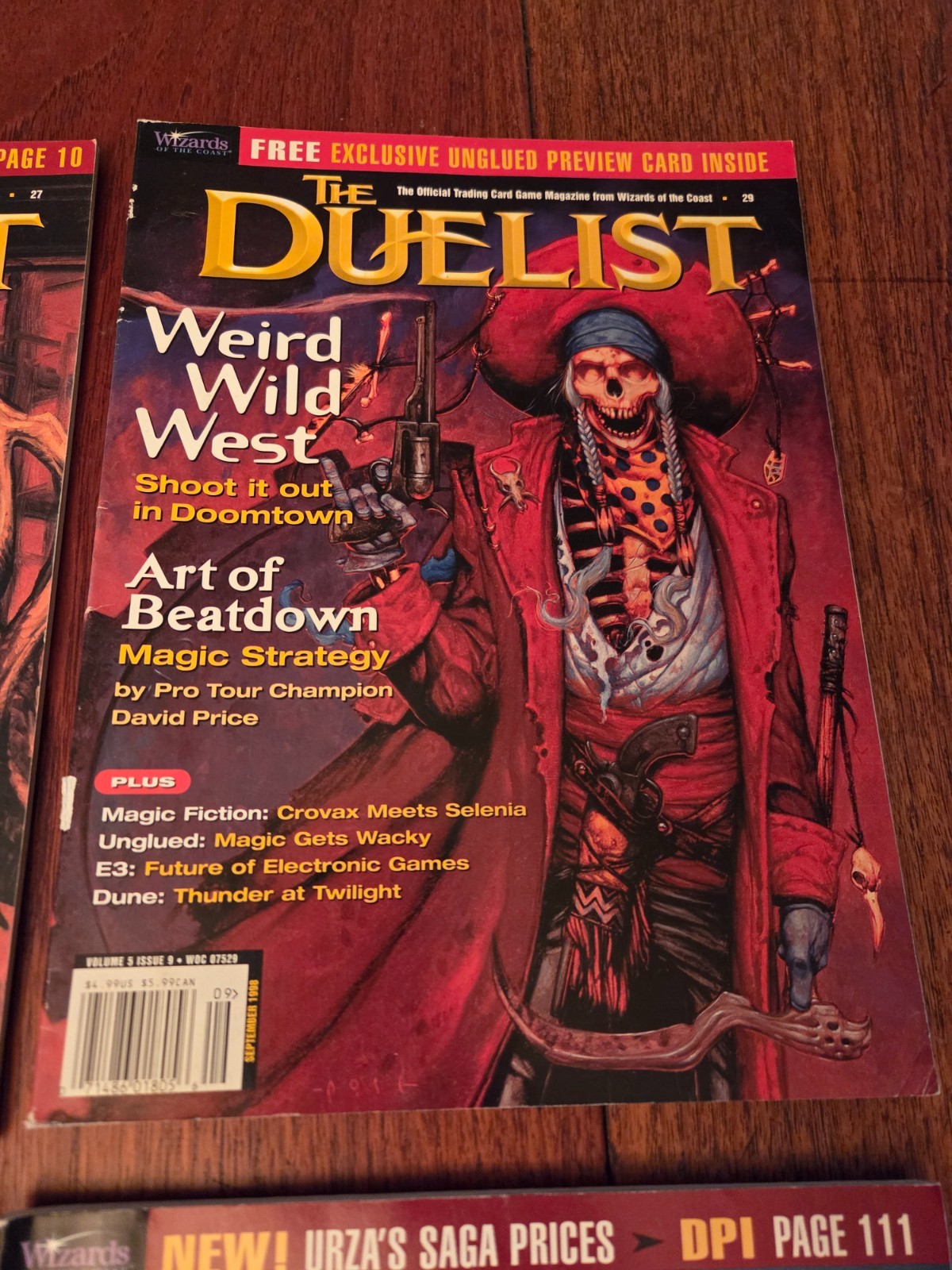 1997/98/99 Wizards Of The Coast Duelist Magazine Lot of 6