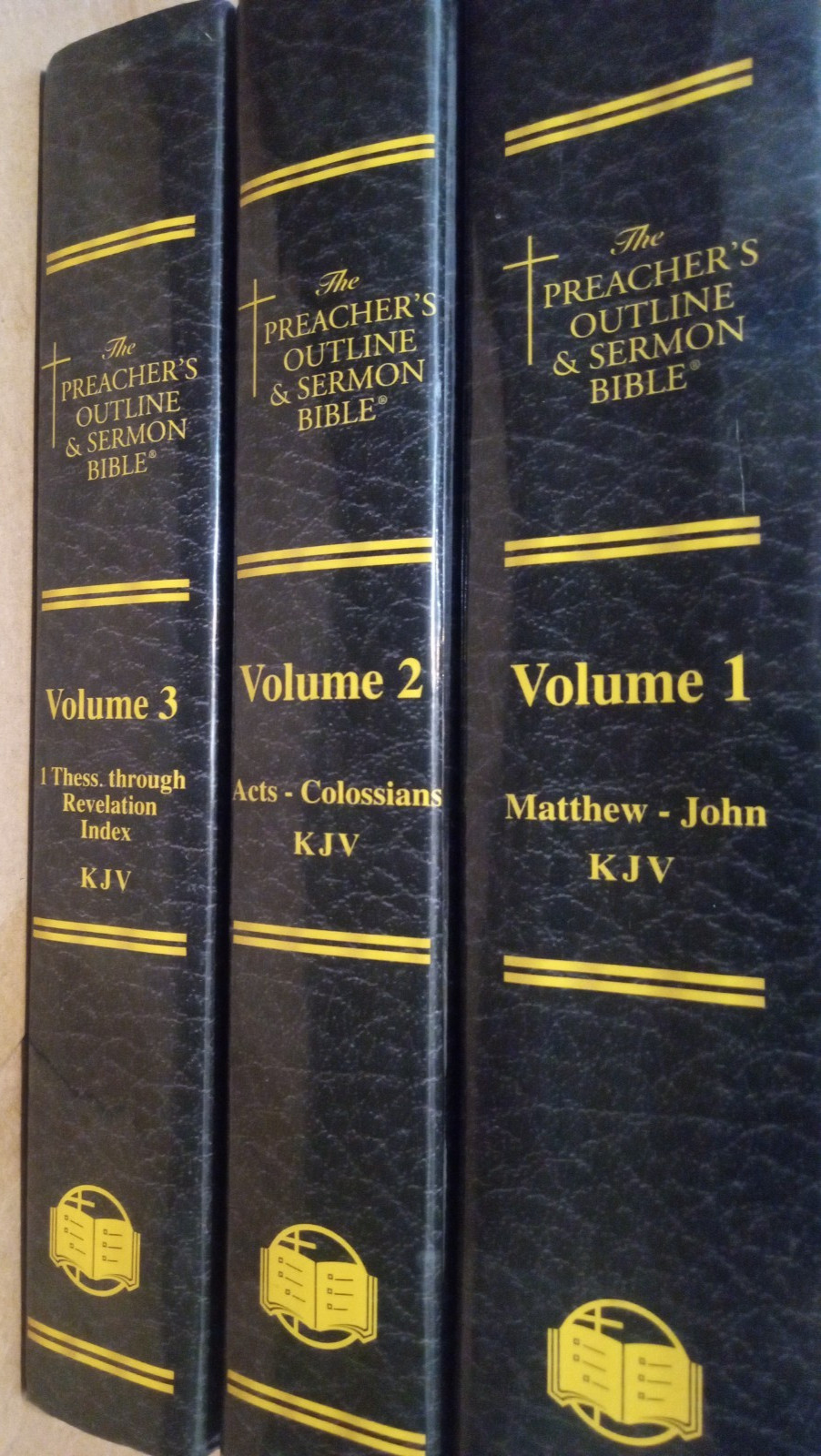 The Preacher&rsquo;s Outline & Sermon Bible—KJV—-3 Volume Set—-NO SLIPCASE