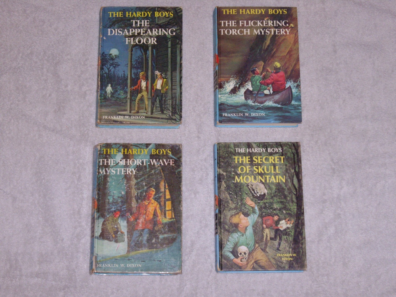 Vintage Hardcover Hardy Boys Books Blue Matte PC HC 1960&rsquo;s – 1970&rsquo;s Editions