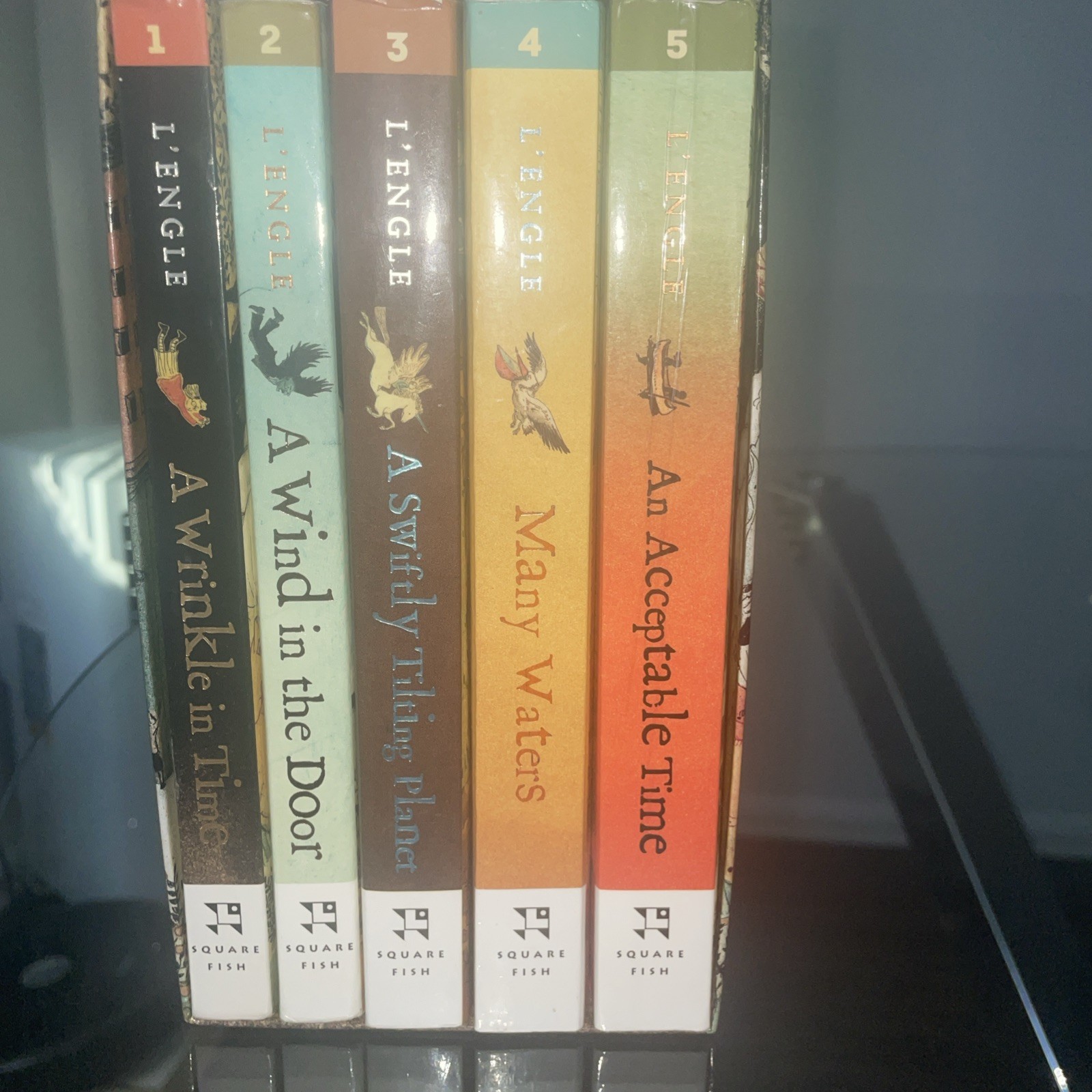 A Wrinkle in Time Quintet by L&rsquo;Engle (Paperback, Square Fish)