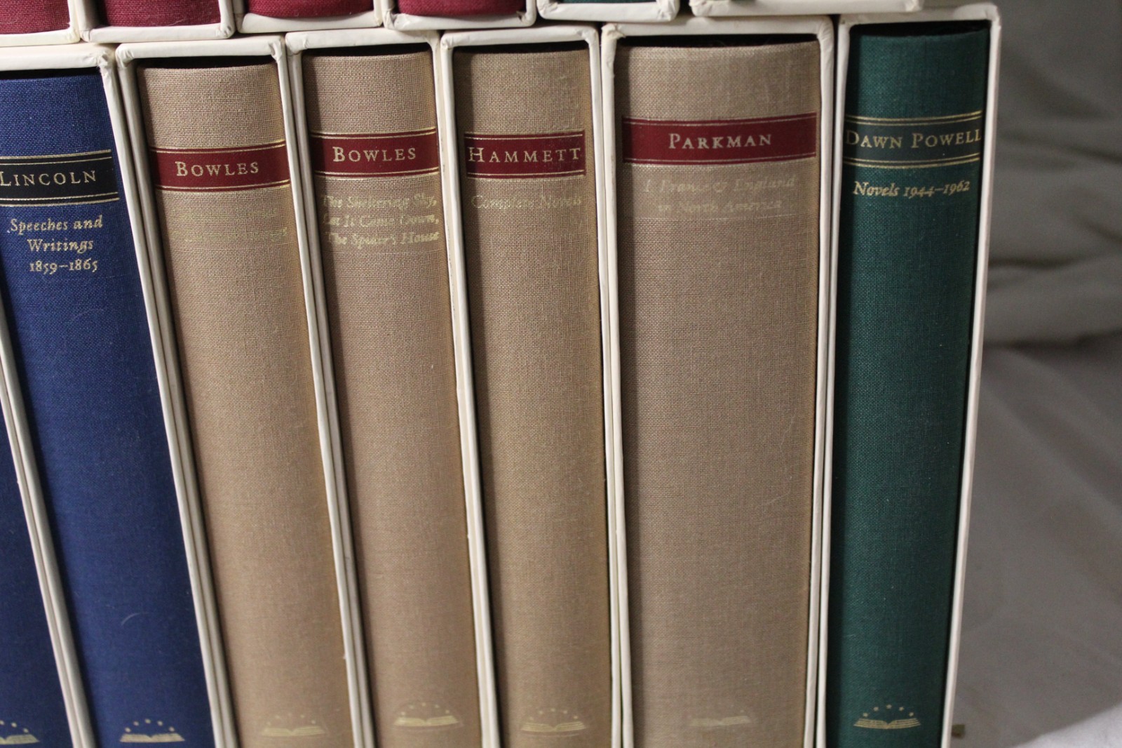 30 Volumes The Library of America Literary Classics Hardcover with Slipcases