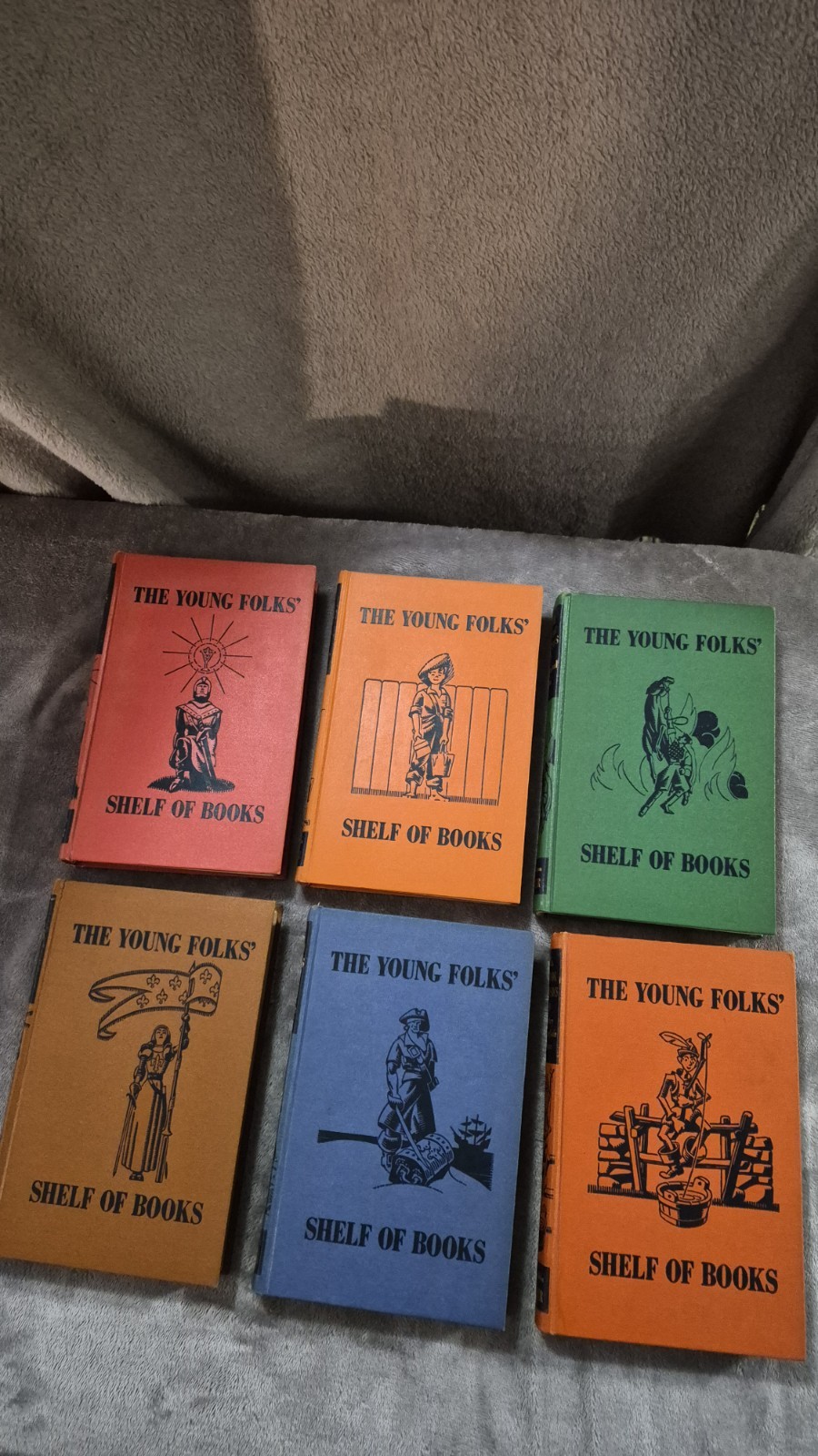 Collier&rsquo;s The Junior Classics: The Young Folks Shelf of Books Set 6 Hardback OBO