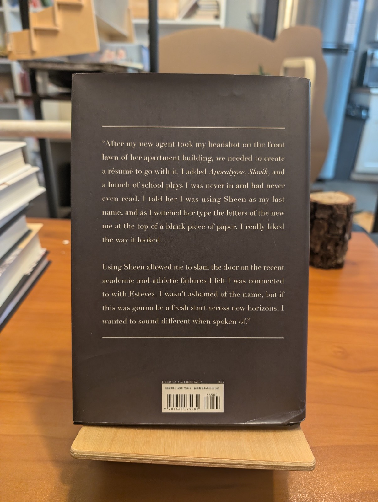 The Book of Sheen by Charlie Sheen (Memoir) (Hardcover) 1st ed; 2025