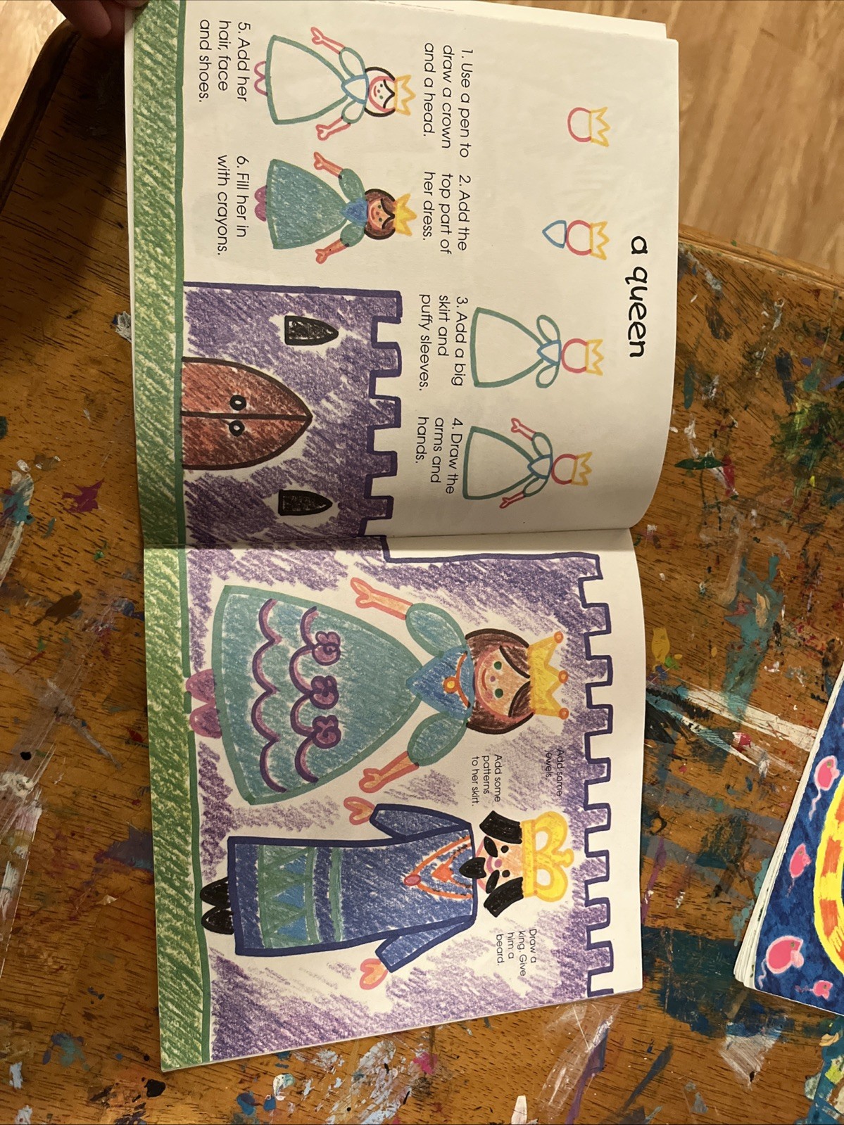 USBORNE I Can Draw People & Animals Lot x2 Paperback Books Art Homeschool Learn