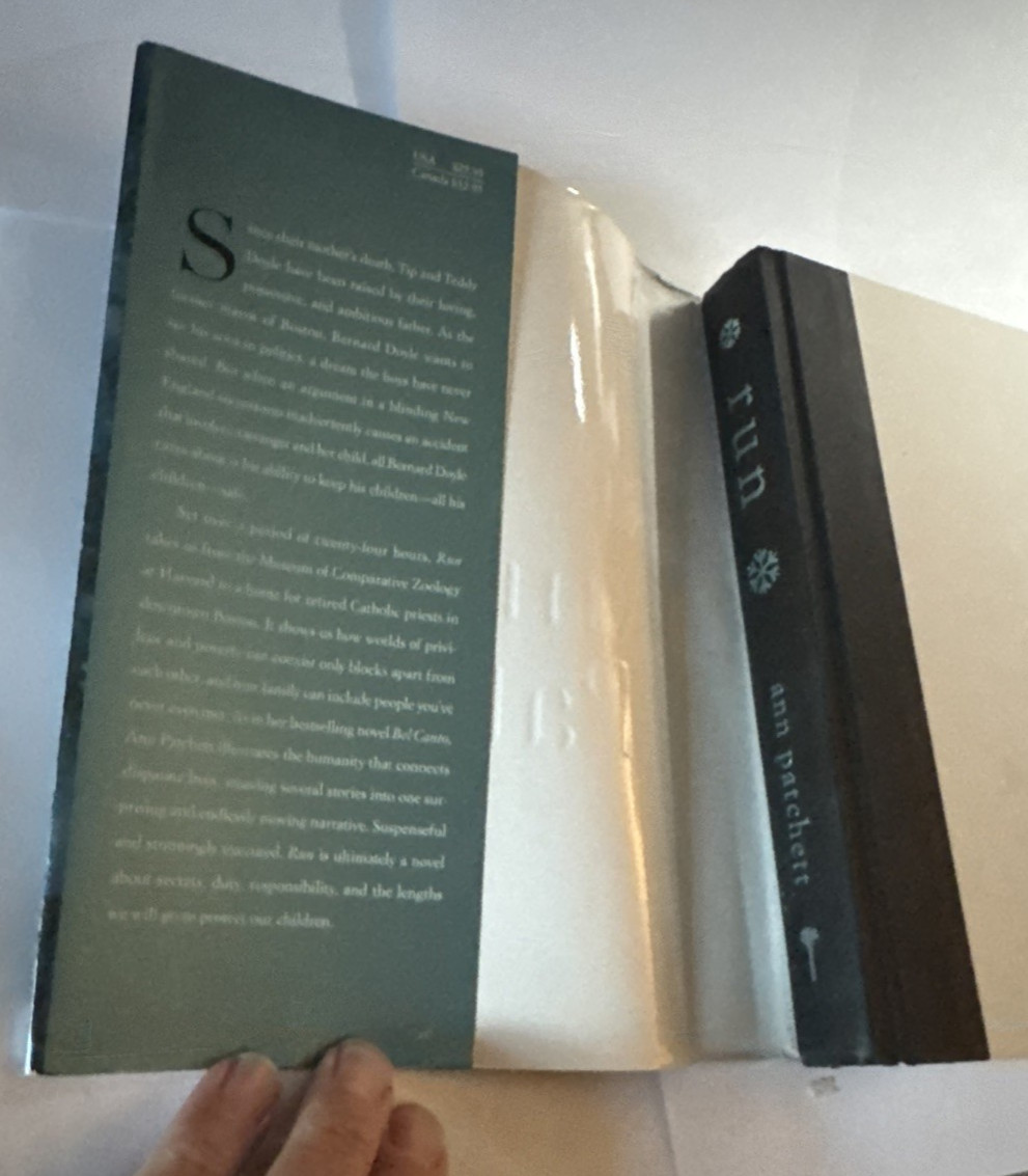 Ann Patchett – 2 books: « What now?&rsquo; & « Run » (2007) SIGNED both Hc, 1st ed.