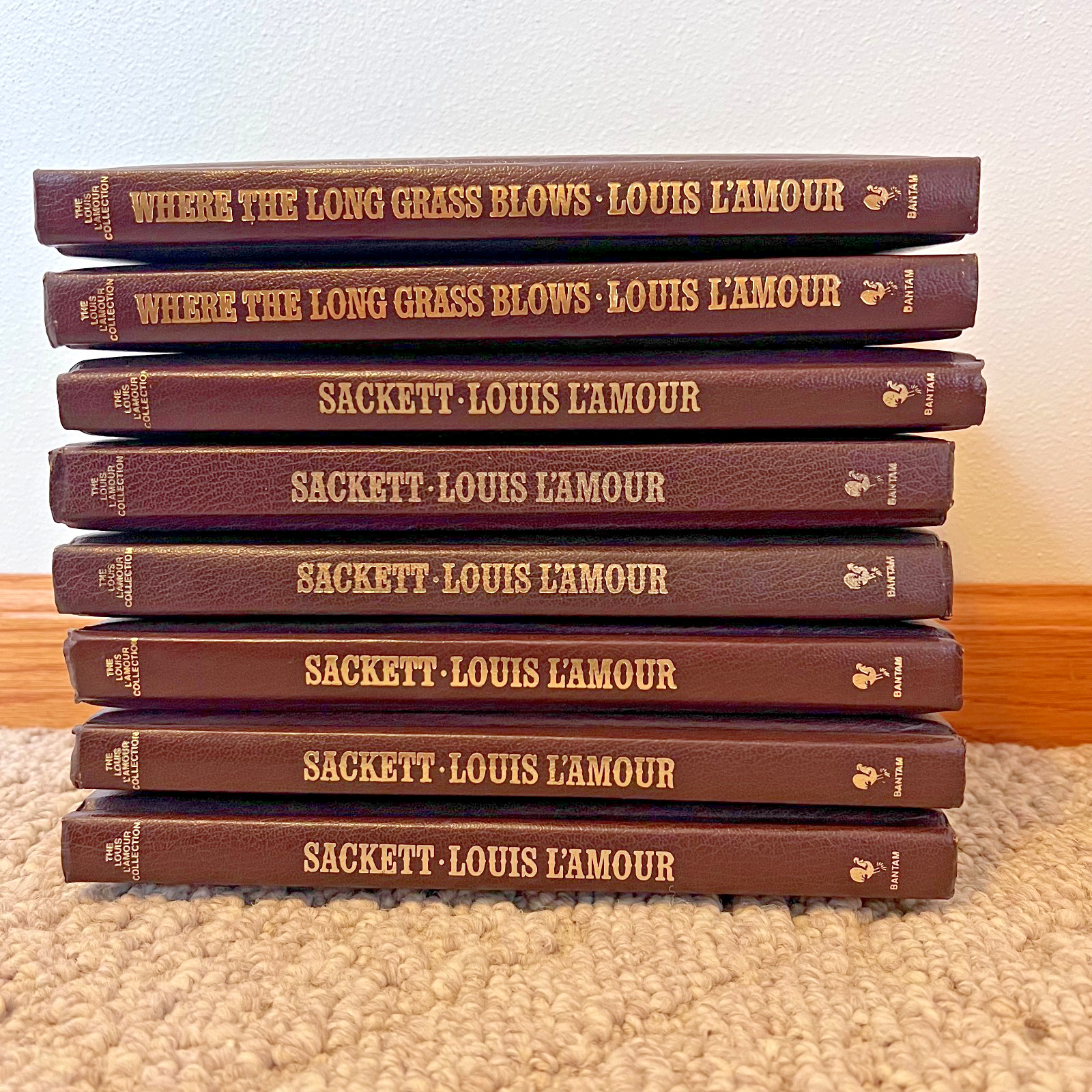 Louis L&rsquo;Amour Leatherette Western Books-Choose Your Title-Drop Down Menu