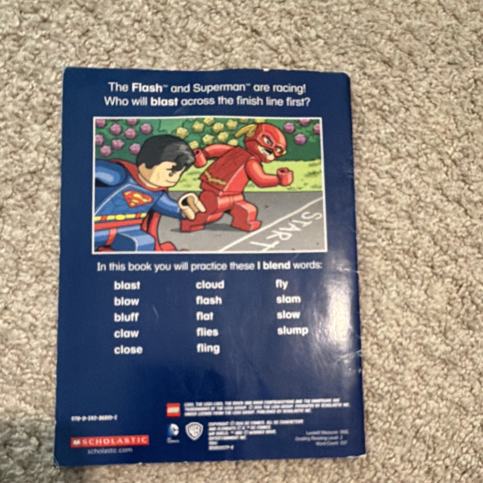 Scholastic LEGO DC Super Heroes Phonics Pack 2 Lot of 5 PB Illustrated Ages 4-8