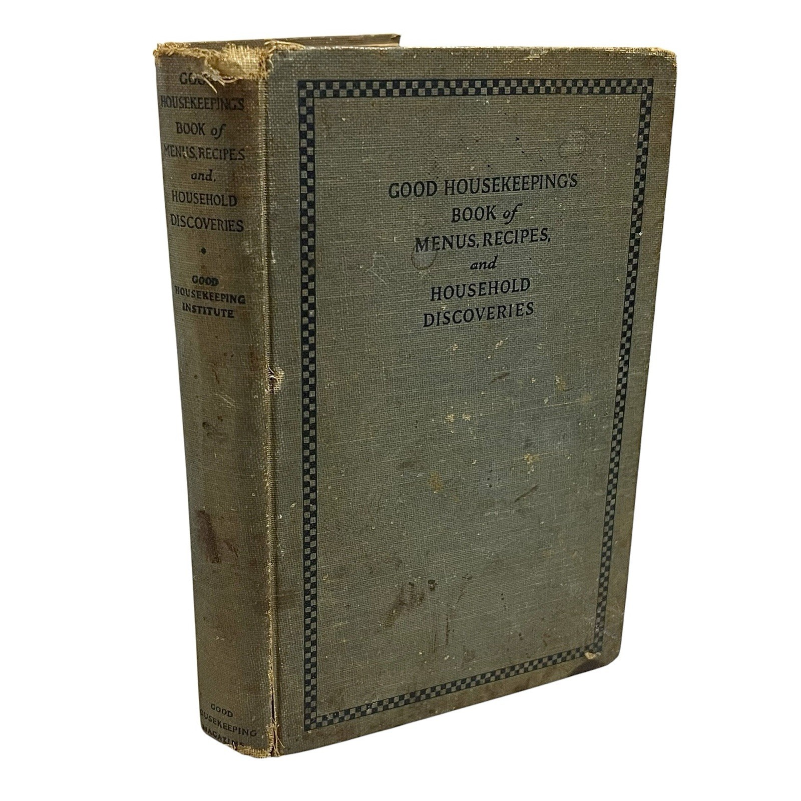 Good Housekeeping&rsquo;s Menus Recipes & Household Discoveries 1920&rsquo;s HC Cookbook