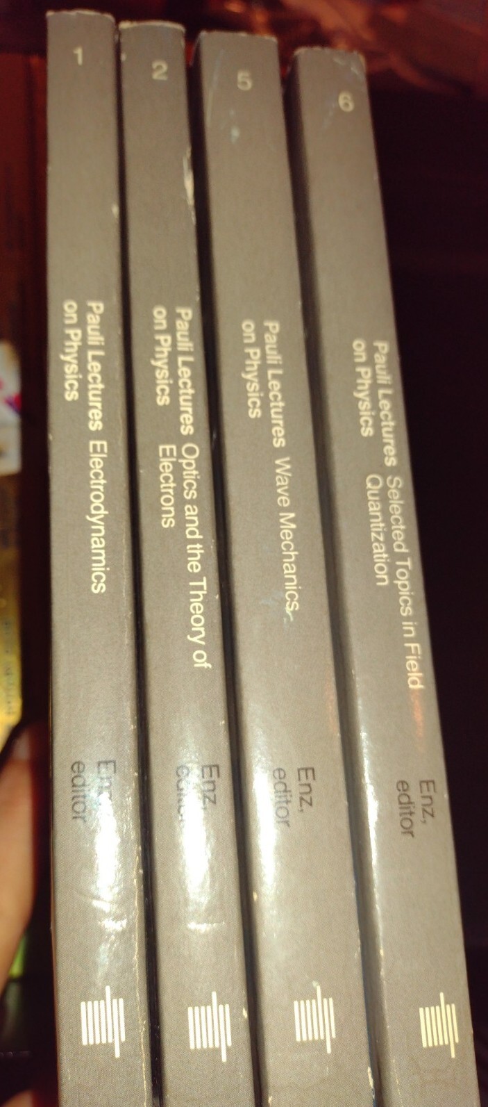 Wolfgang Pauli Lectures on Physics 4 Of 6 Volumes From 1973 1st Ed #1,2,5,6 New