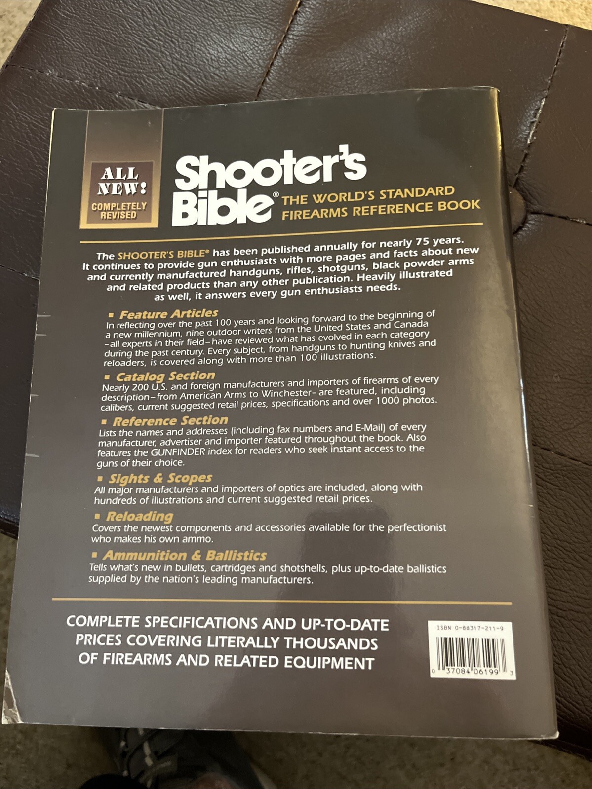 SHOOTER&rsquo;S BIBLE NO. 91 2000 EDITION, 576 PAGES, FIREARMS REFERENCE BOOK