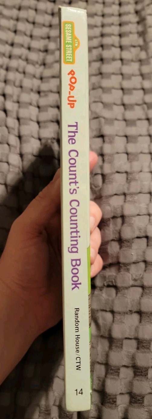 Vtg Sesame Street The Count&rsquo;s Counting Pop-Up Book 1980 Jim Hensons&rsquo;s Muppets