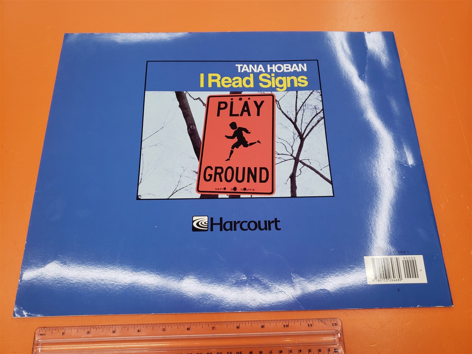 ⭐️⭐️⭐️⭐️⭐️ Vintage Tana Hoban I Read Signs Teacher Classroom Big Book 14×18&Prime;