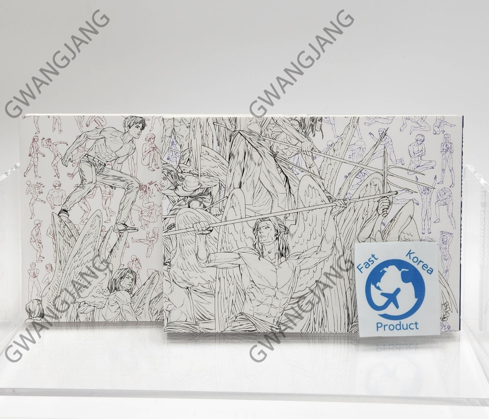 RockHe Kim&rsquo;s Anatomy Line Drawing Technique Set Books English Ver Art illustrat
