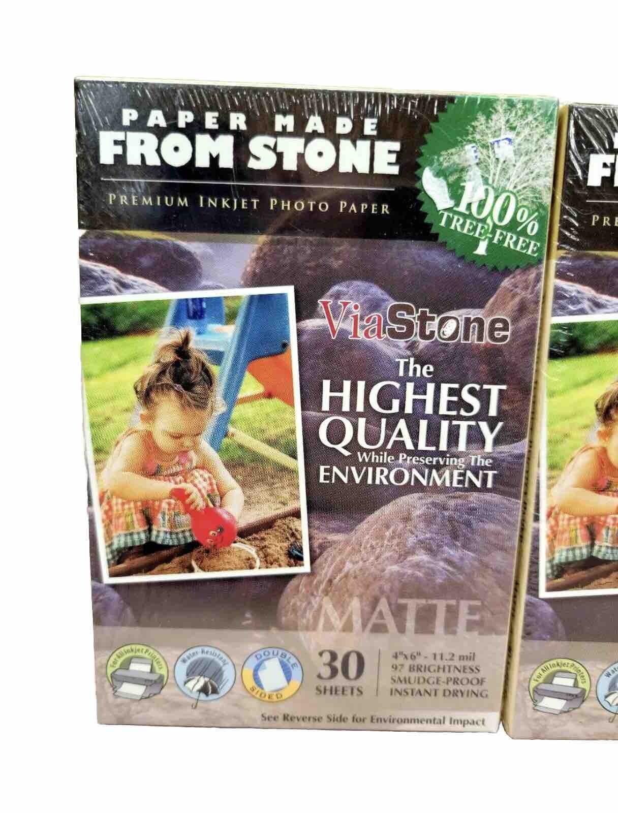 60 Sheets Eco Friendly Premium Inkjet 4&Prime; x 6&Prime; Photo Paper Matte Finish (2 PACK)