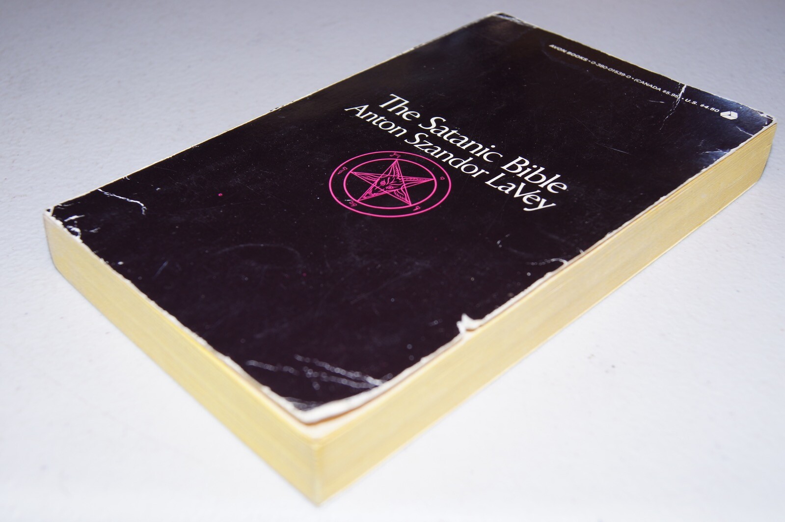 The Satanic Bible Anton LaVey Satanism 1st Edition 27th Printing Canada VTG 80s