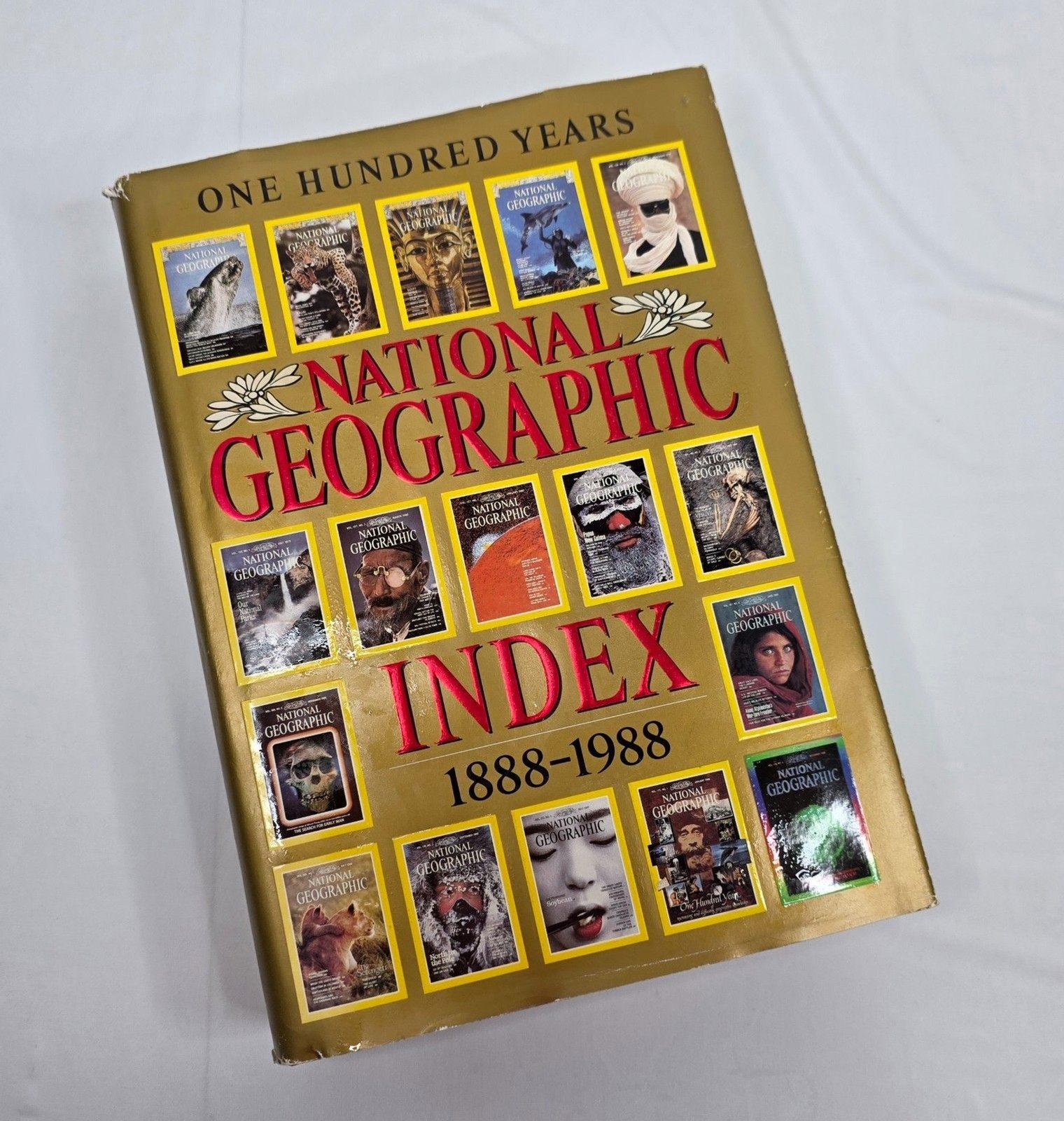 National Geographic Index 1888-1988 One Hundred Years Hardcover 1989 Dust Jacket