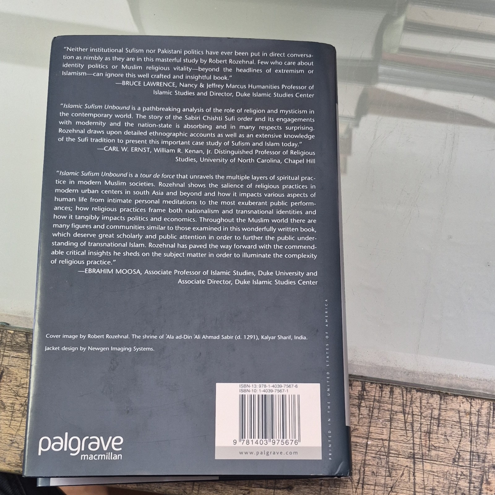 Palgrave Macmillan Islamic Sufism Unbound Robert Rozehnal HC Inscribed