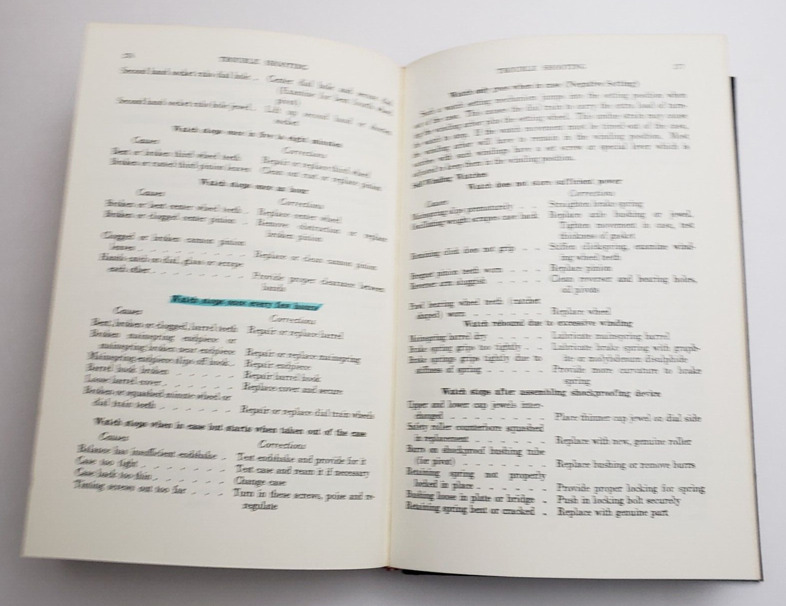 1973 The Watch Repairer&rsquo;s Manual Henry B. Fried Third Edition No Jacket