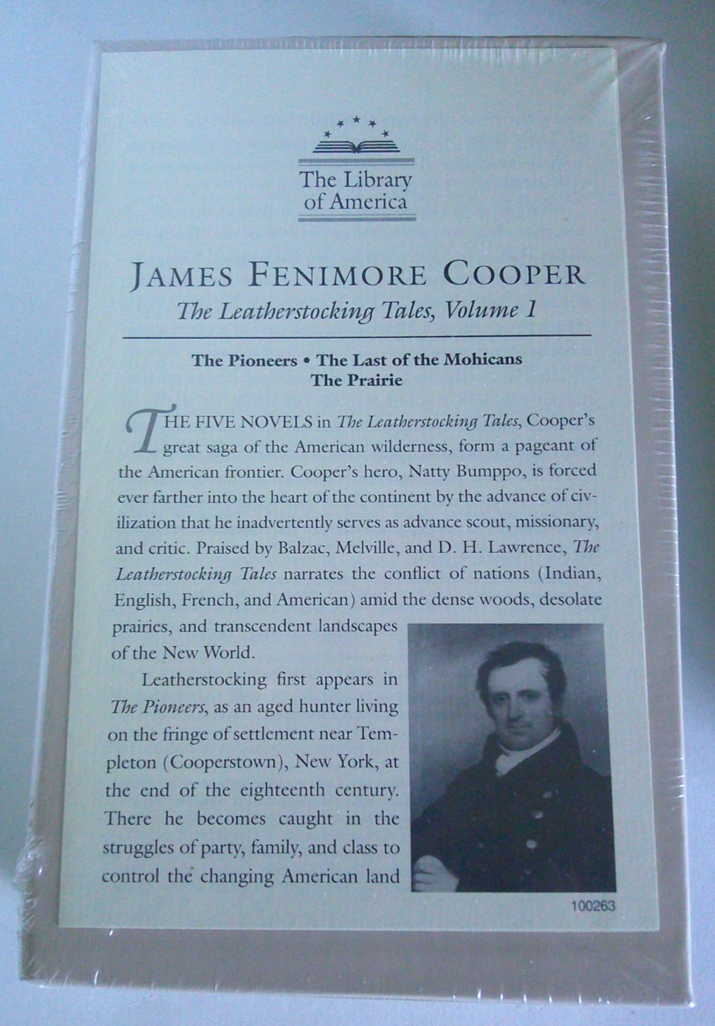 Library of America: James Fenimore Cooper « The Leatherstocking Tales » – 5 Novels