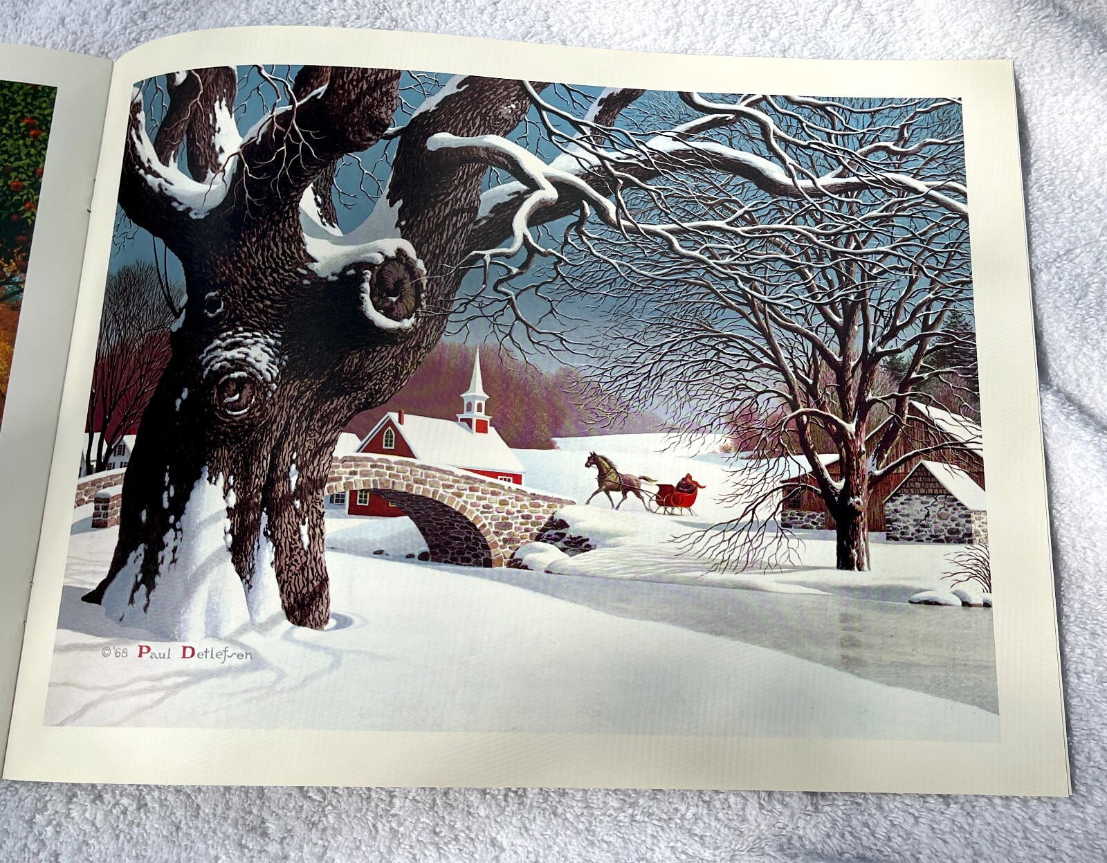 1977 Happy Memories By Paul Detlefsen 5 Prints 9&Prime; X 12&Prime; Inside Book # 1 NEW