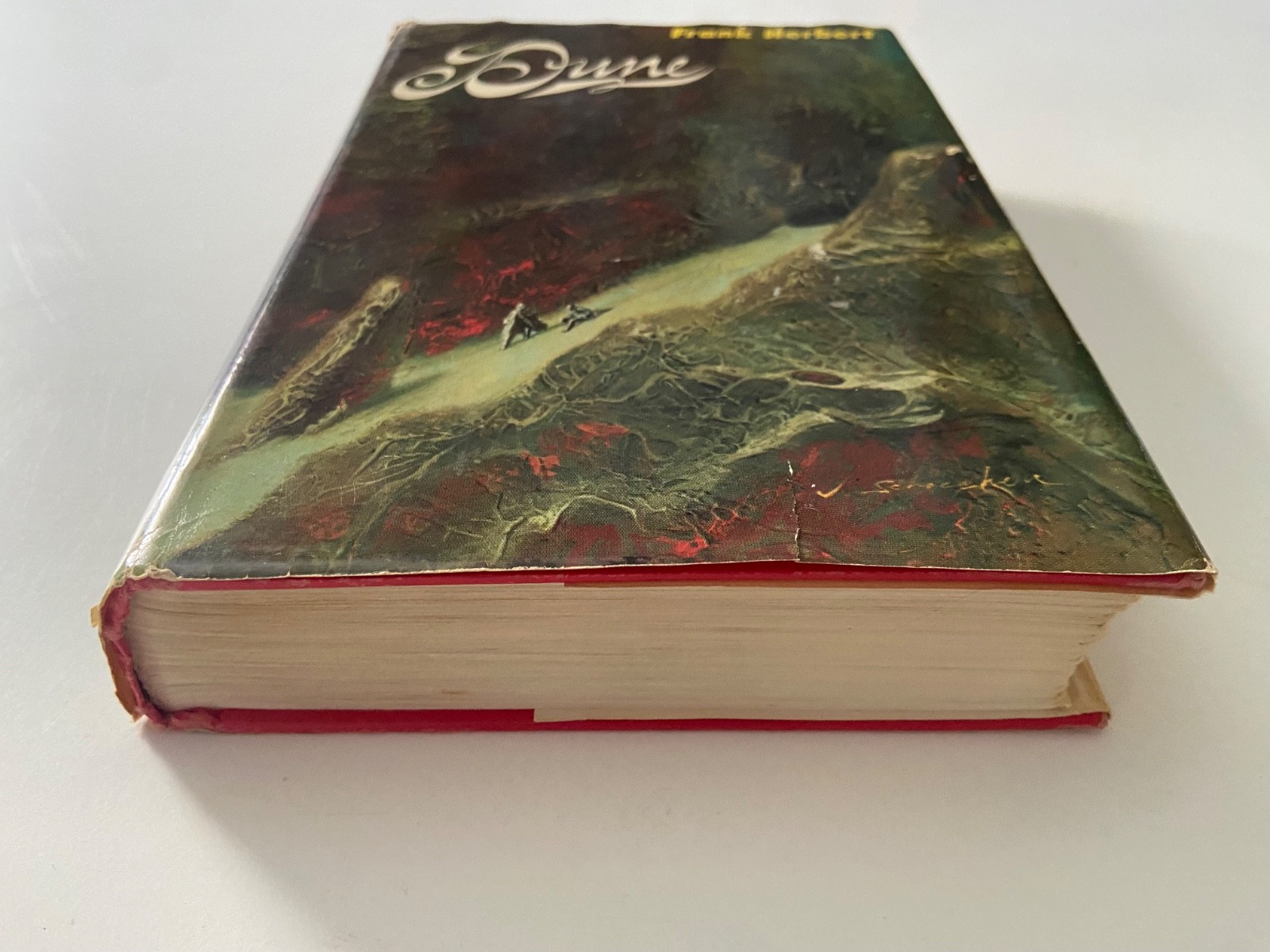 Dune Frank Herbert 1965 BCE Book Club Edition HCDC Gutter Code 43Q
