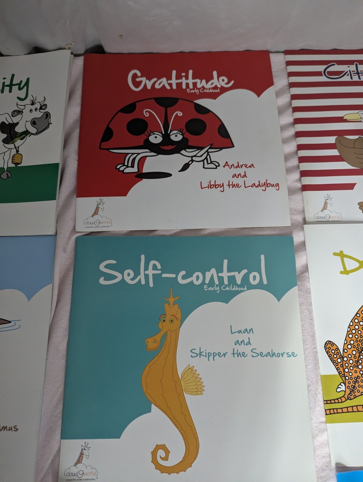 14 lot Early Childhood Cloud 9 world character books tolerance honesty kindness