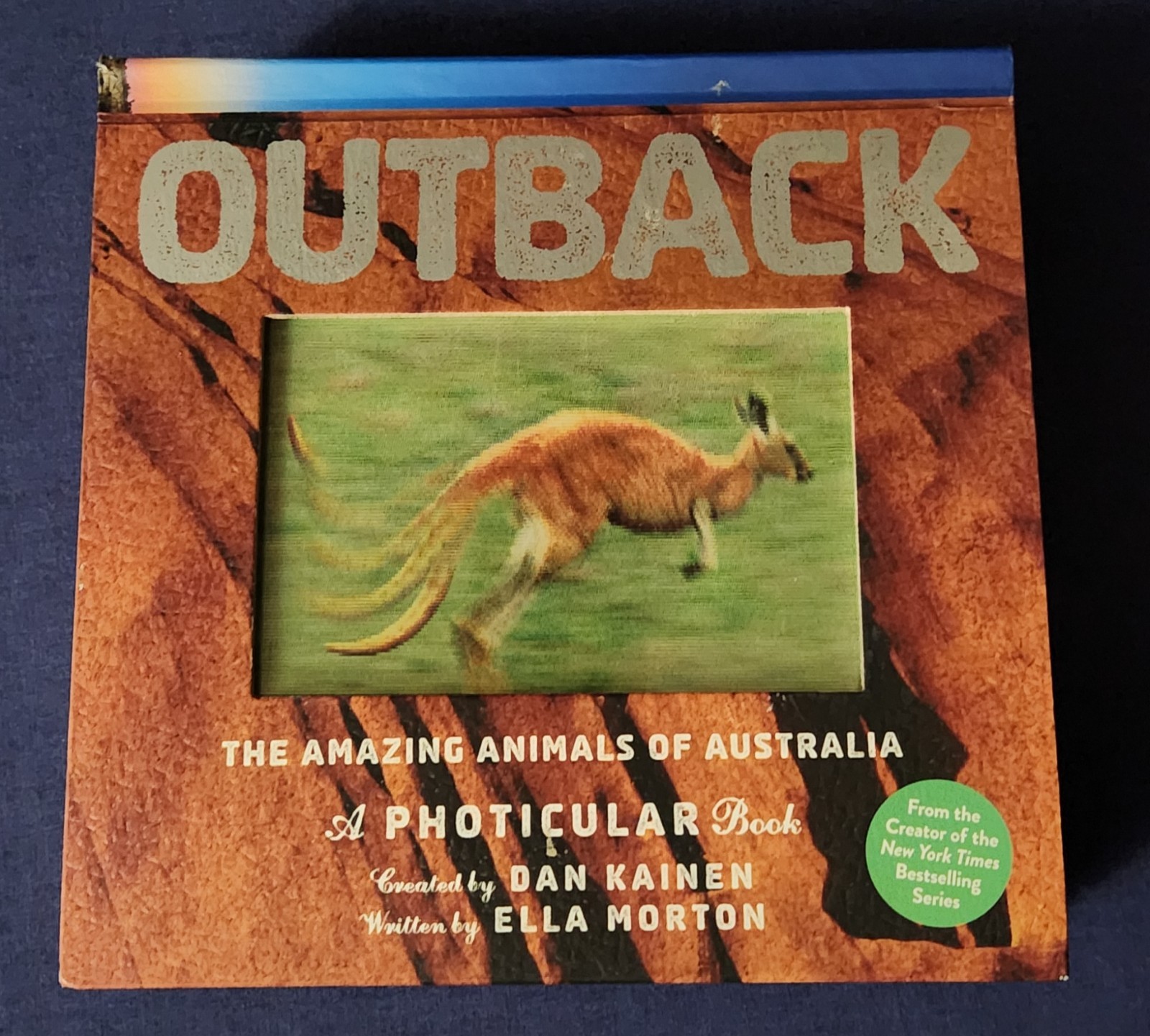 Set of 4 Dan Kainen Photicular Books Jungle Wild Ocean Outback Motion Rare