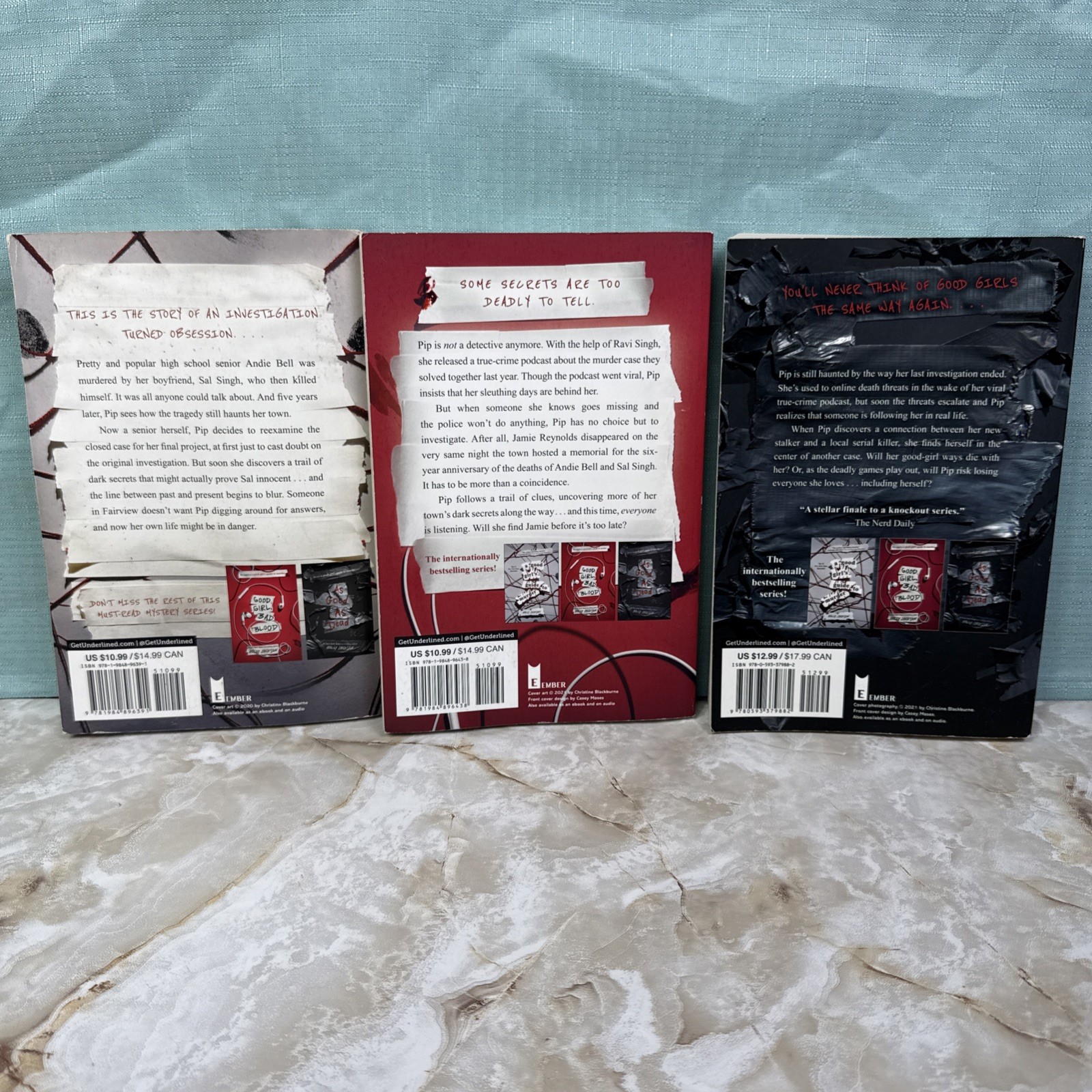 A Good Girl&rsquo;s Guide to Murder Series by Holly Jackson Paperback Set Trilogy