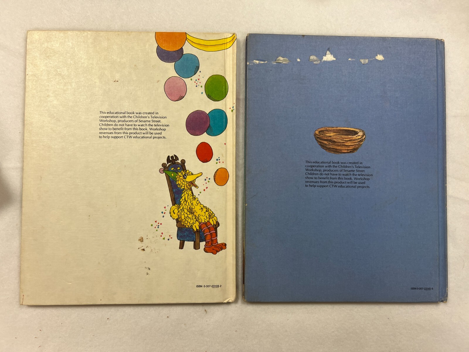 Sesame Street Book Club Books – dated 1980&rsquo;s HB – lot of 14