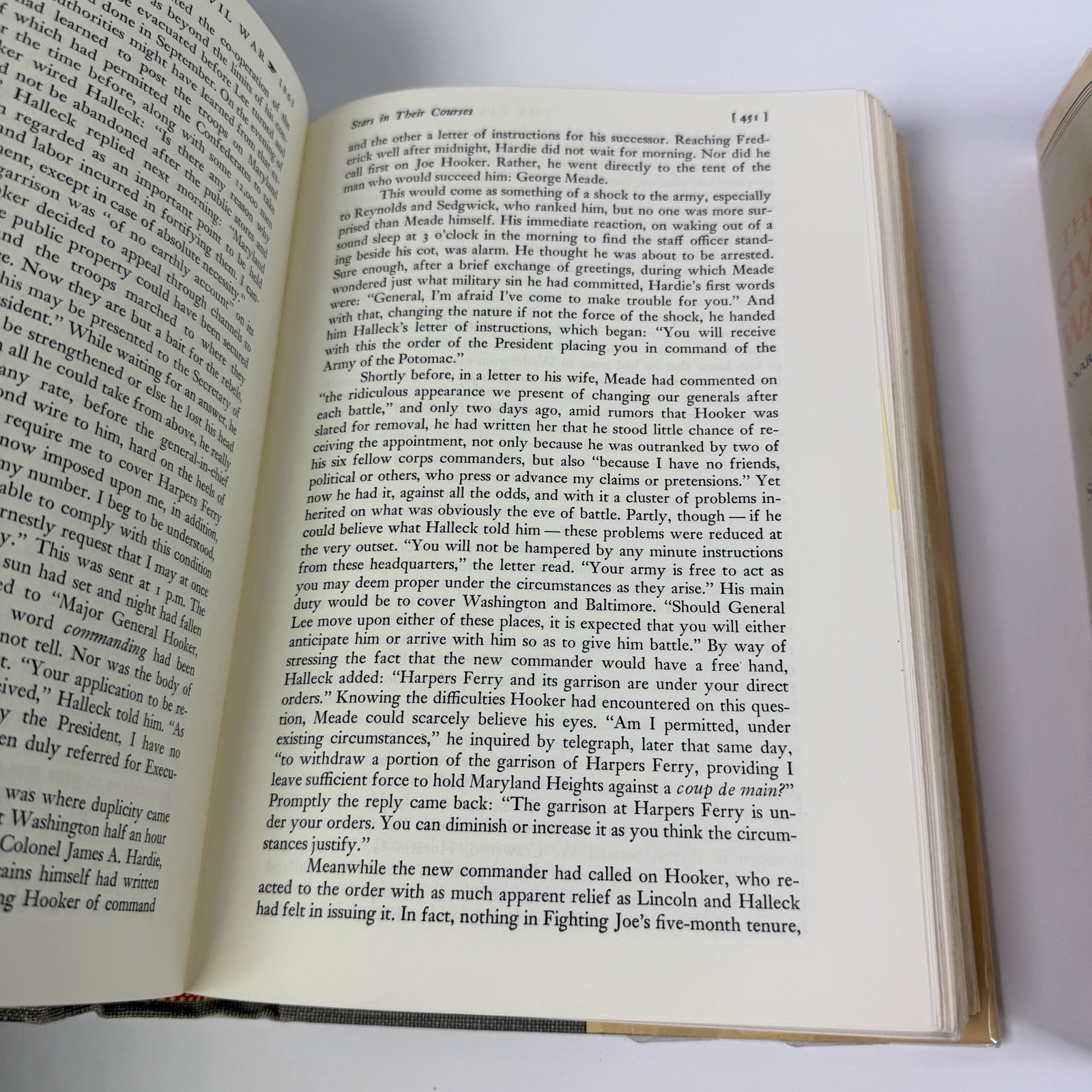 THE CIVIL WAR Shelby Foote 1958, 1963, 1974 3 Vol Set Random House HCDJ