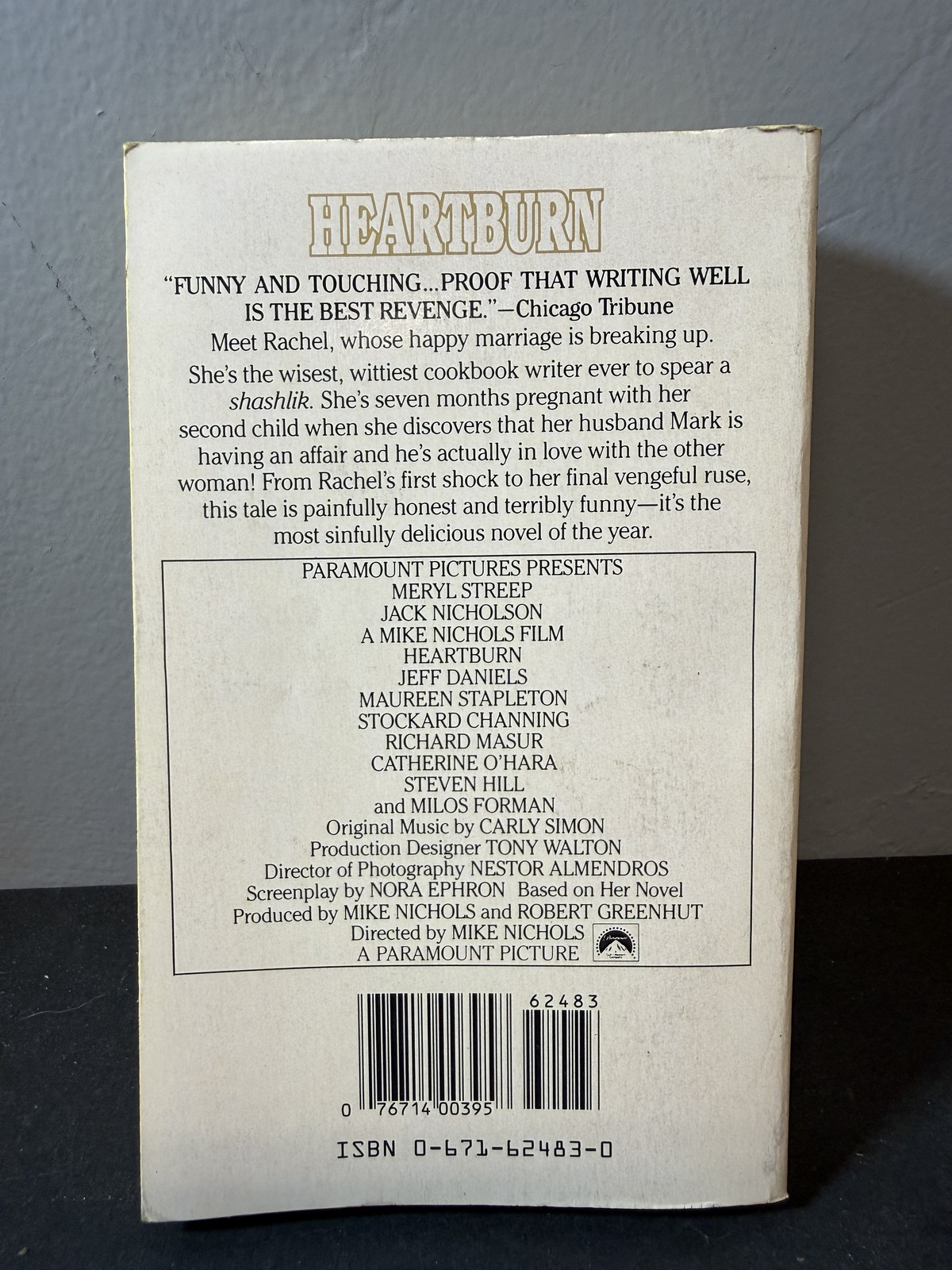Heartburn by Nora Ephron – Movie Tie-In Edition Paperback – Bestseller
