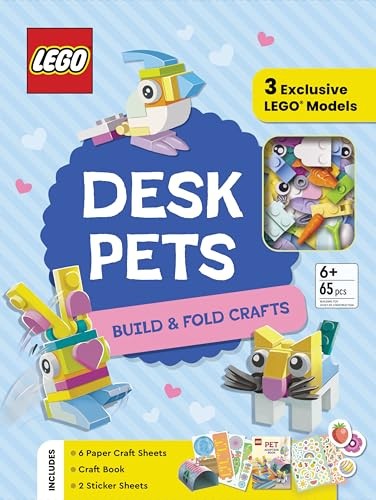 LEGO� Books. Desk Pets: Build & Fold Crafts by AMEET Sp. z o.o.