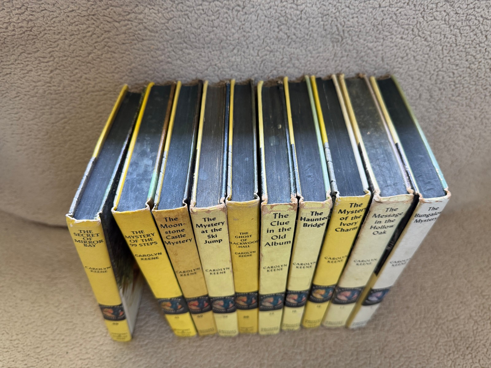 Lot 10 Vintage Carolyn Keene Nancy Drew Mystery Stories 1959-1975 HC Books