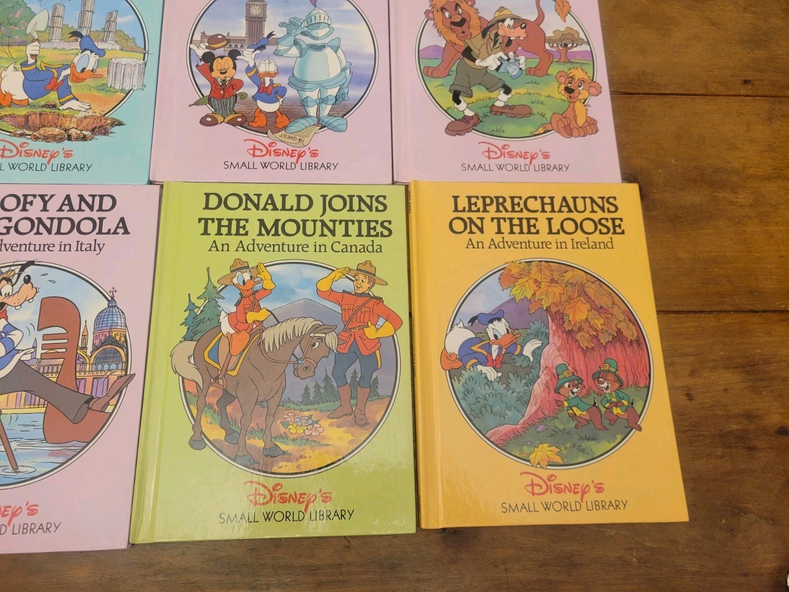 Disney&rsquo;s Small World Library Lot Of 15 Hardcover Kids Books Vintage Countries