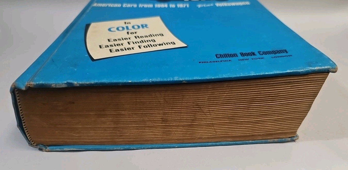 Chilton&rsquo;s Auto Repair Manual 1971 American Cars 1964 to 1971 Hardcover Edition
