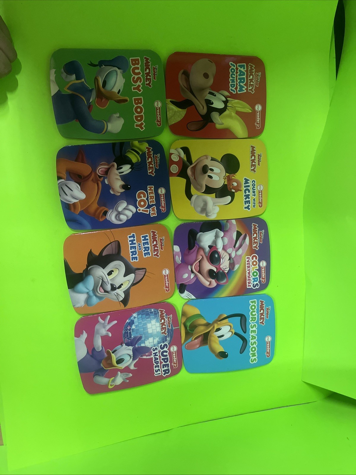 Disney Jr Mickey Mouse Clubhouse Me Reader Jr Smart Books Lot of 8