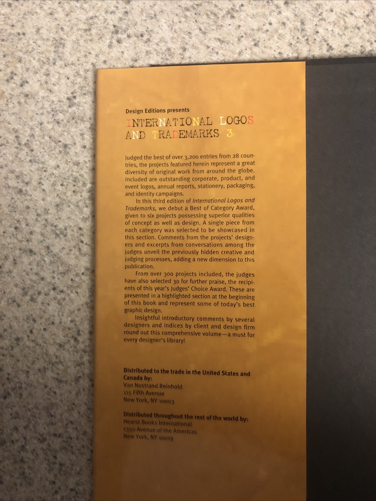 VTG International LOGOS AND TRADEMARKS 3 by Supon Design Group Published 1997