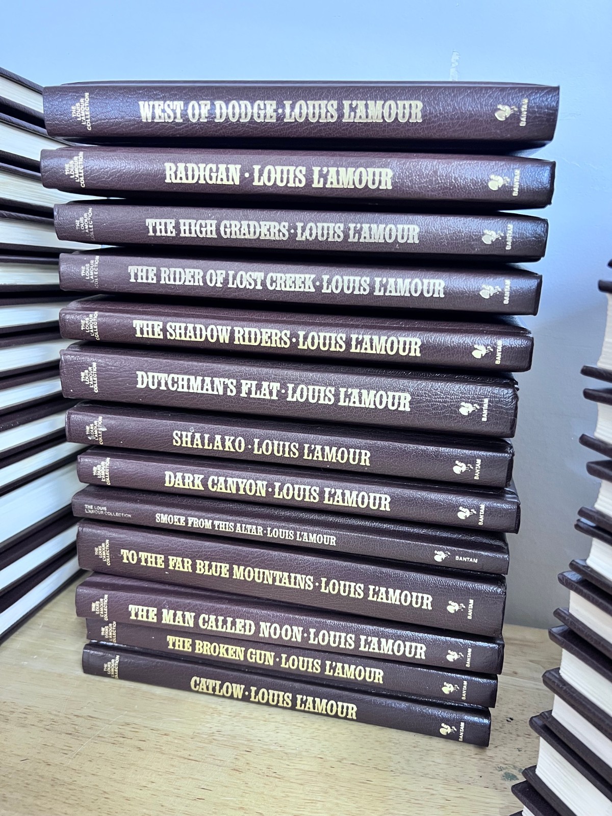 Louis L&rsquo;Amour Leatherette Hardcover Books (Sold Individually) Read description!!