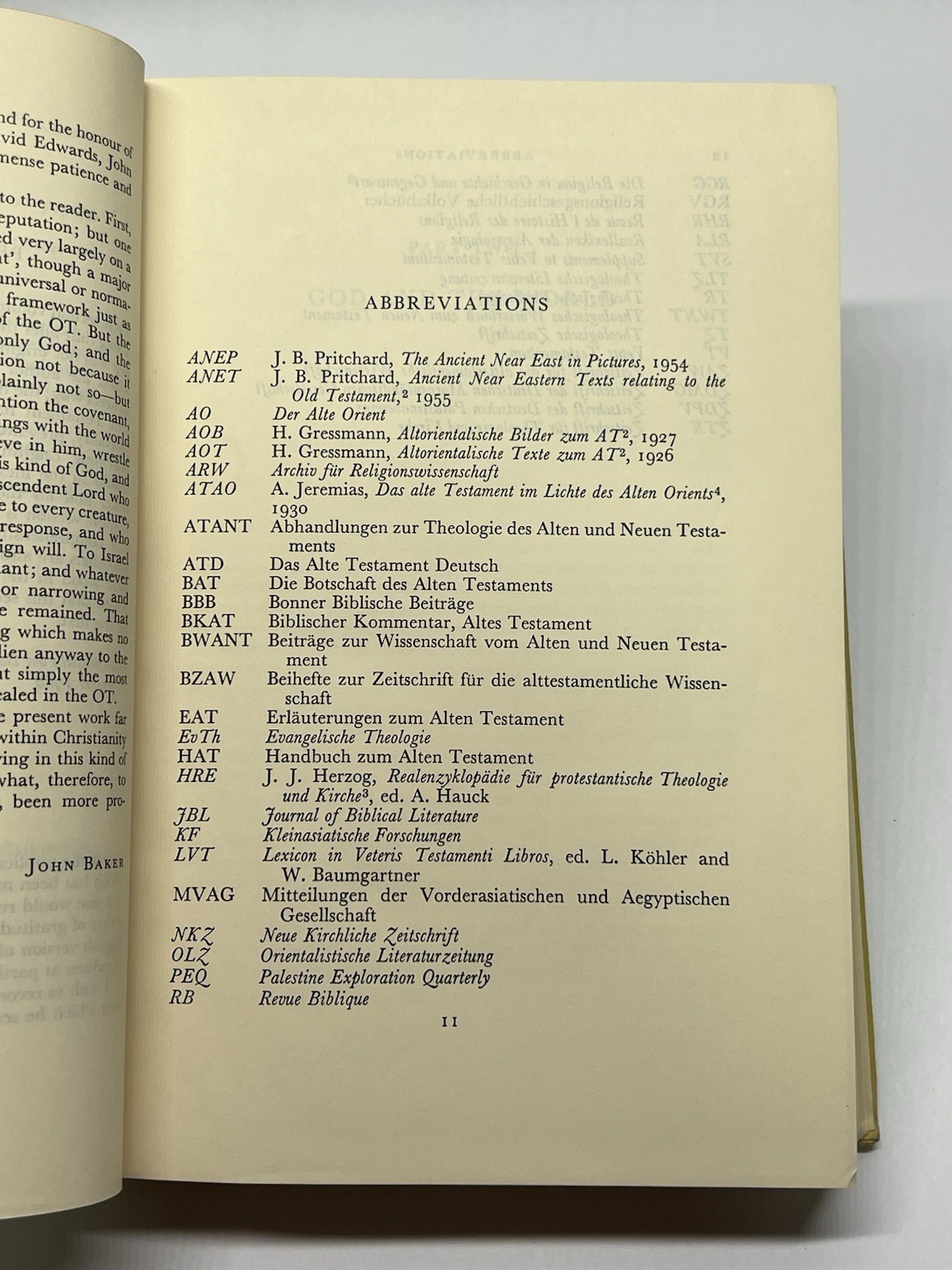 Theology of the Old Testament Volume 1 & 2 Eichrodt Westminster Press 1960&rsquo;s