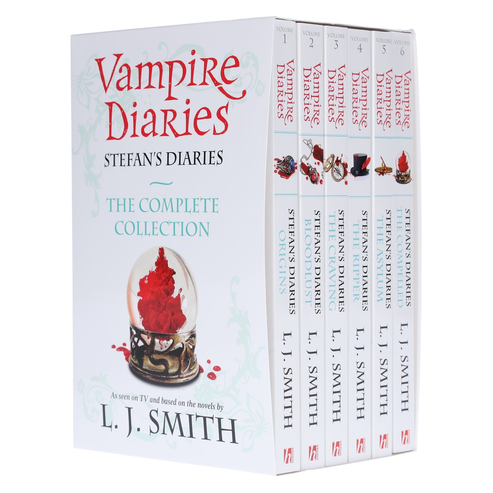Vampire Diaries Stefan&rsquo;s Diaries Books 1-6 Box Set by L. J. Smith – Ages 14+ PB