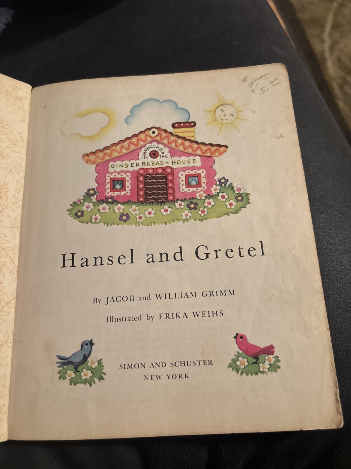 1943 Hansel and Gretel A Little Golden Book « H » Edition Nice Vintage No Name