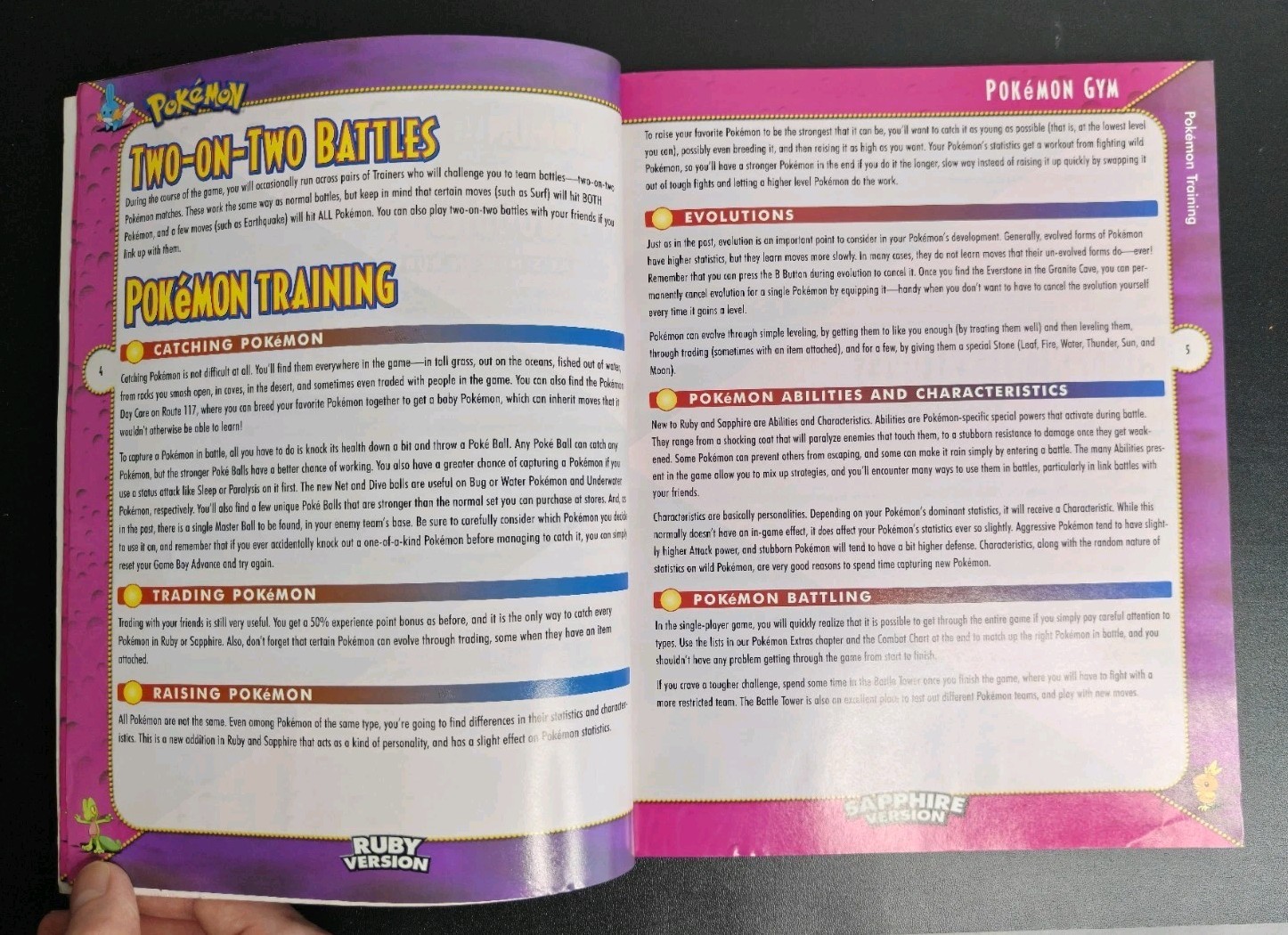 Pokemon Ruby and Sapphire Official Trainer&rsquo;s Strategy Guide Brady Games GBA