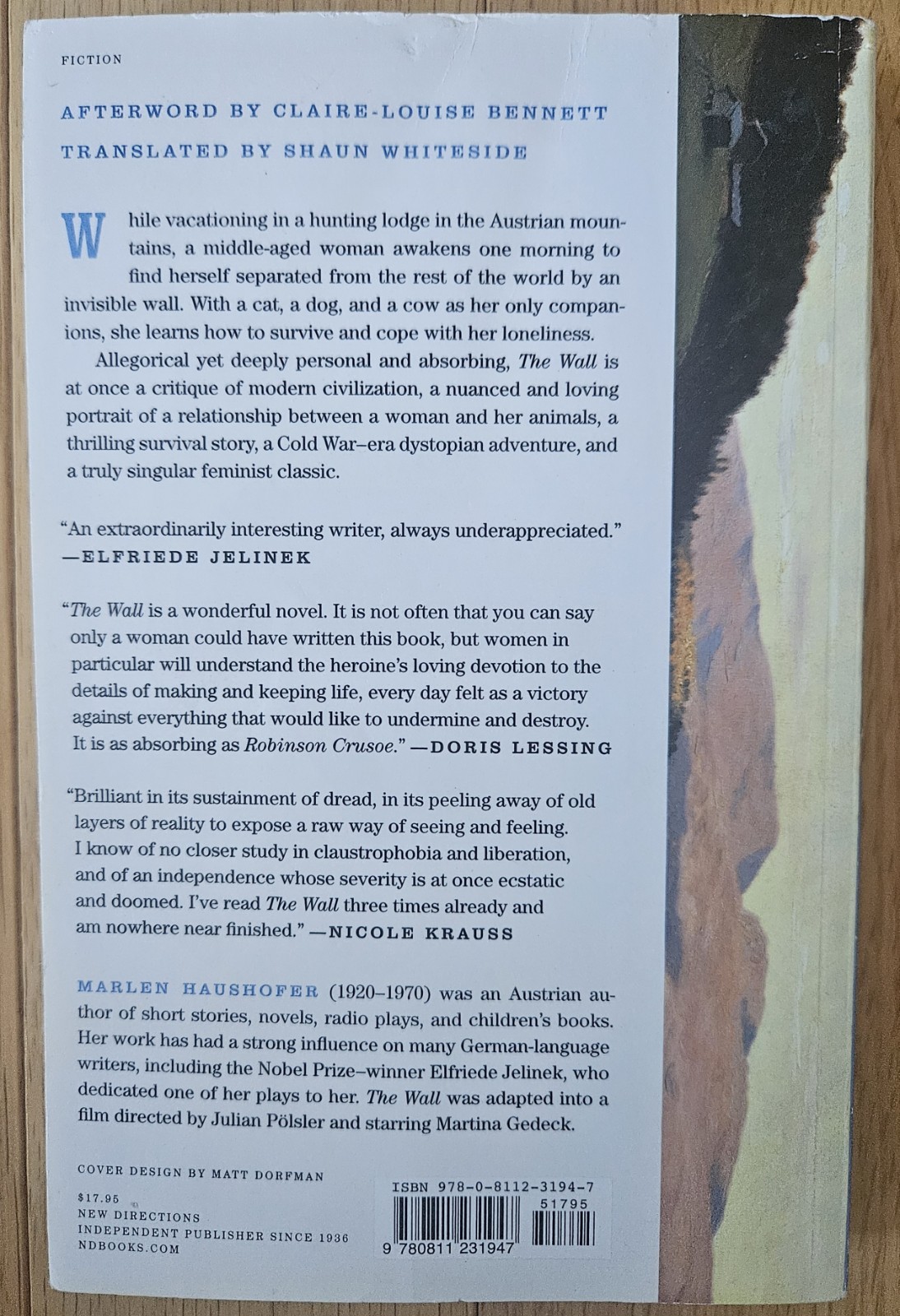 Wall by Marlen Haushofer (2022, Trade Paperback)